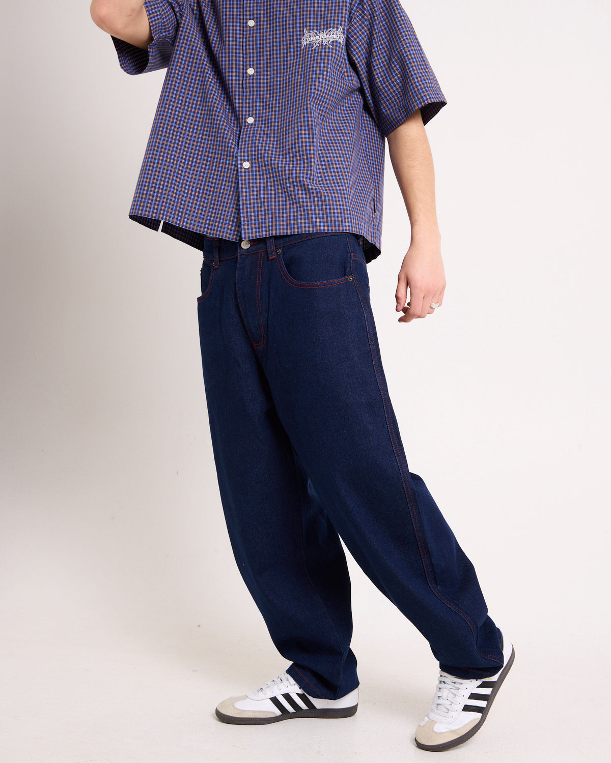 Sticker Wide Boy Denim Jeans