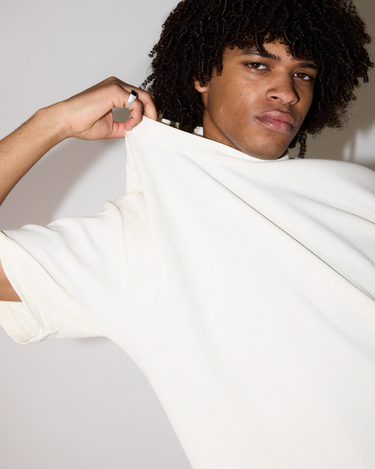Waffle Crop T-Shirt