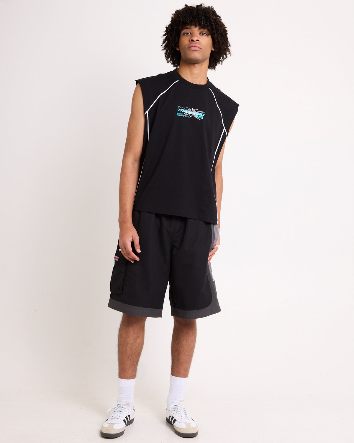 Saturn Cargo Shorts BLACK/GREY