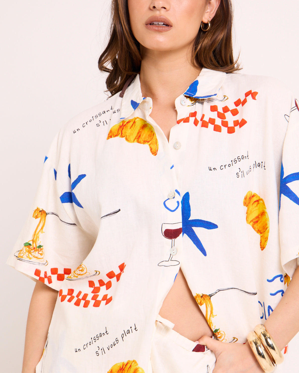 Escape Printed Short Sleeve Shirt