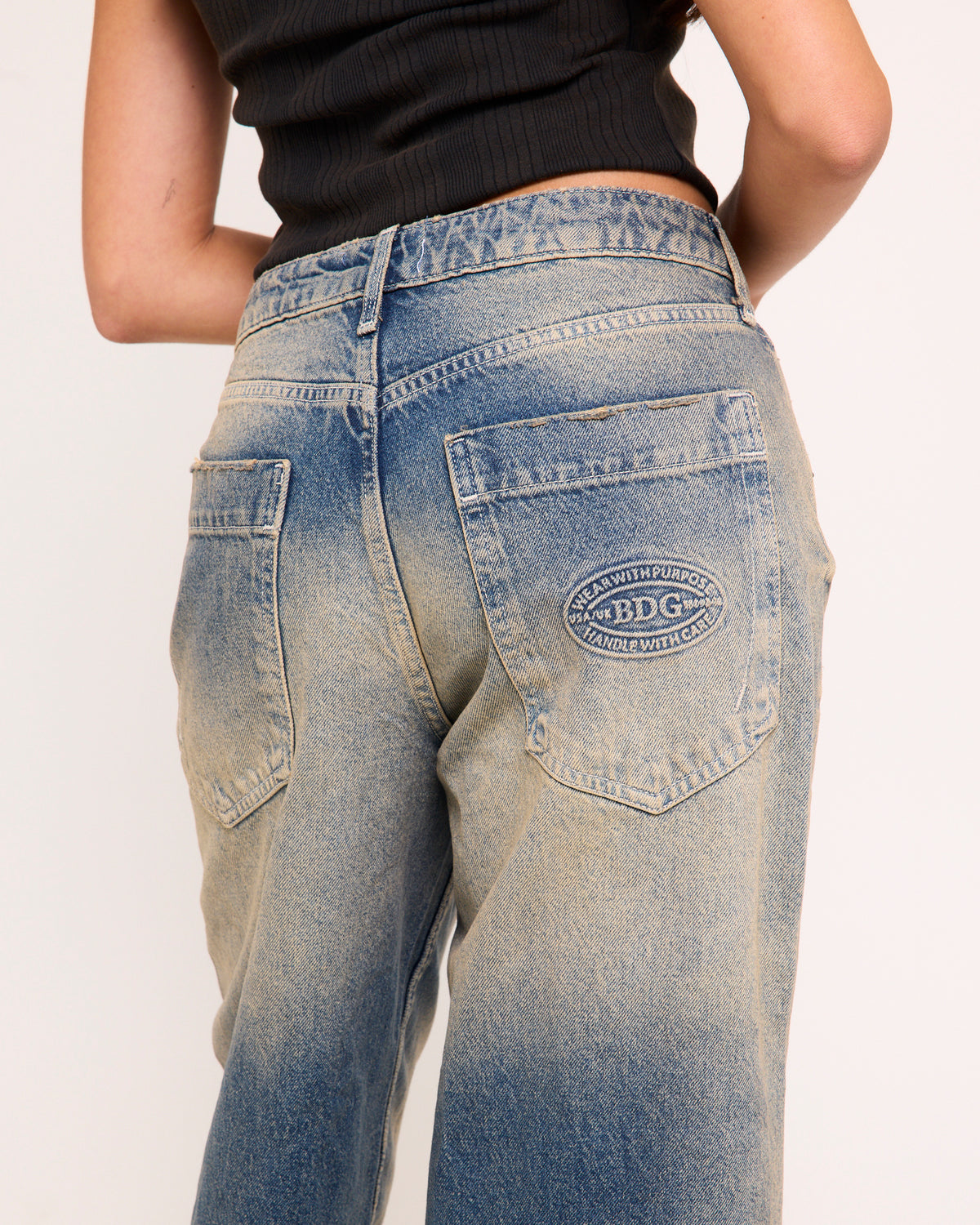 BDG Jaya Baggy Boyfriend Denim Jeans Spring Vintage MID VINTAGE