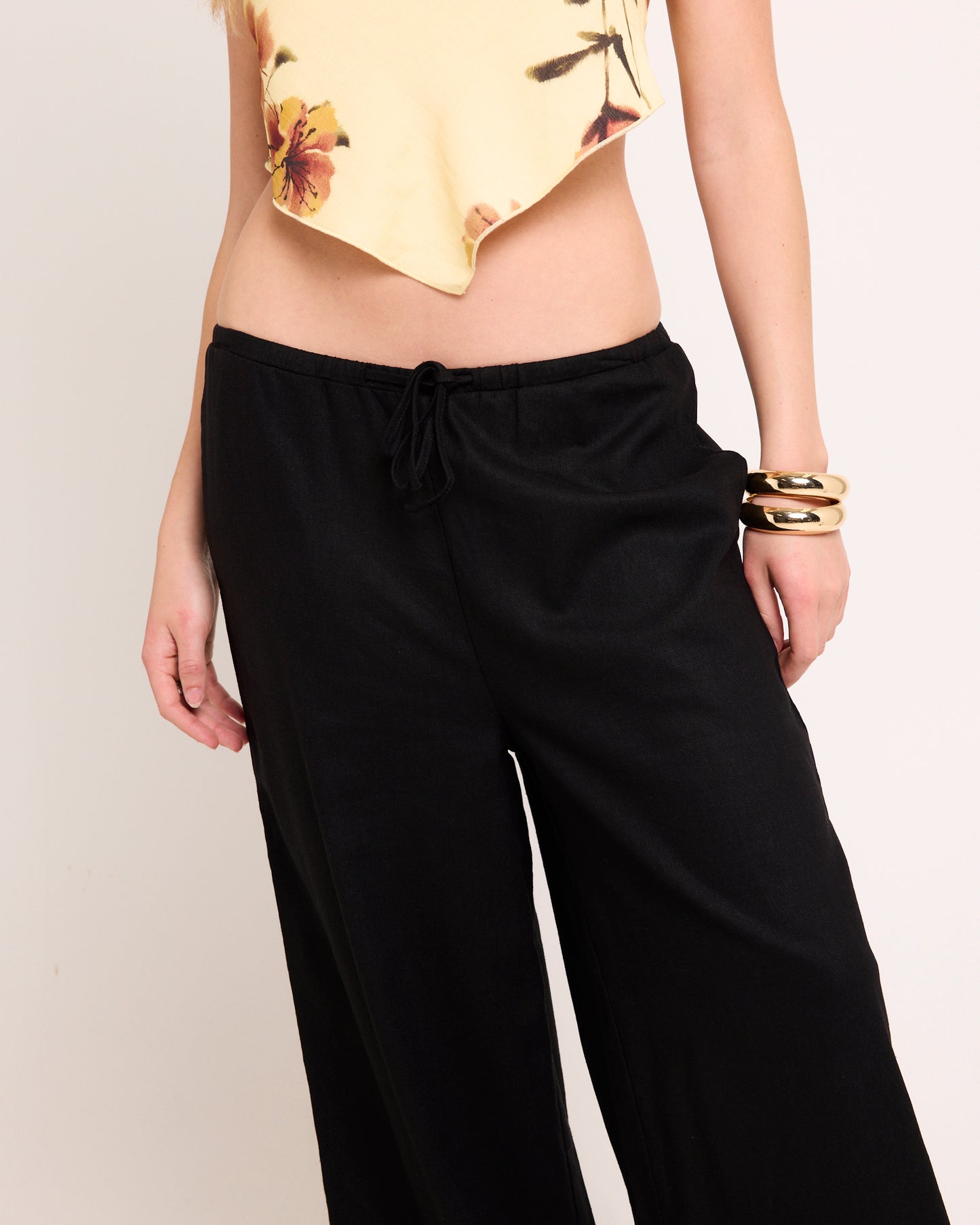 Hideaway Linen Wide Leg Pants