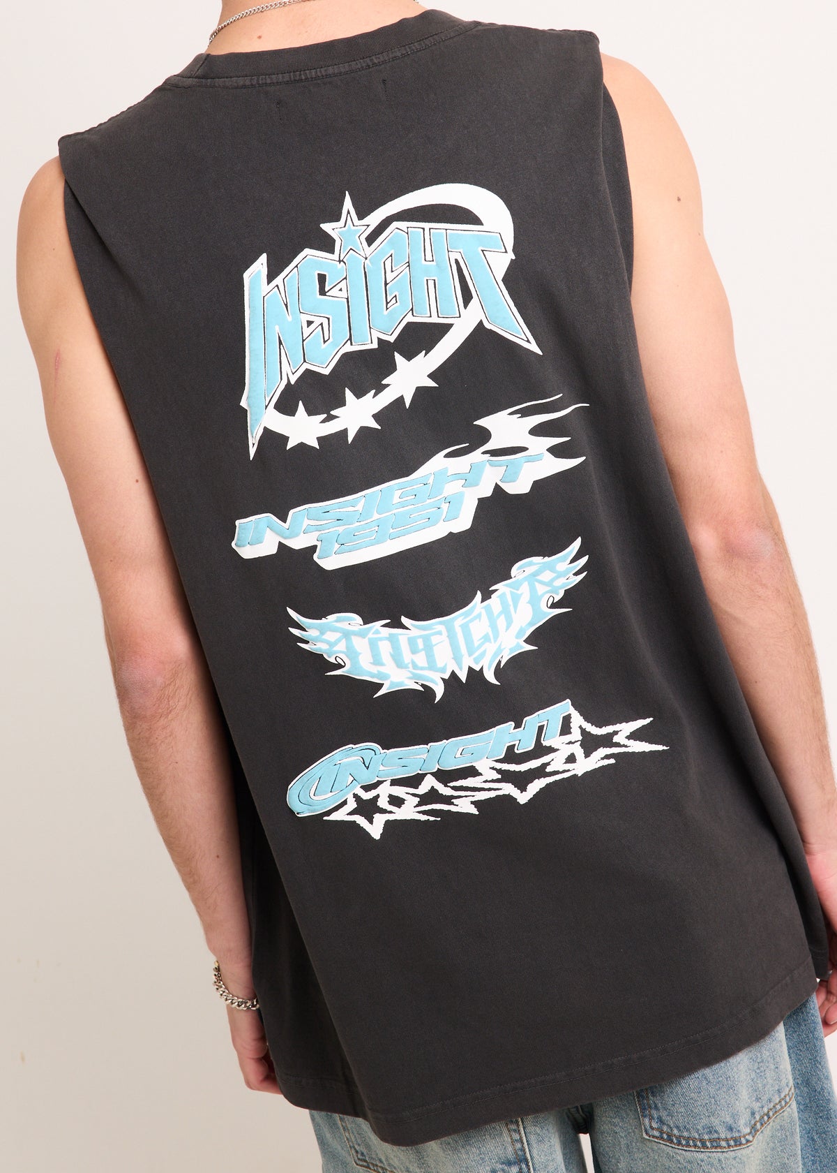 Rocker Muscle Tee BLACK