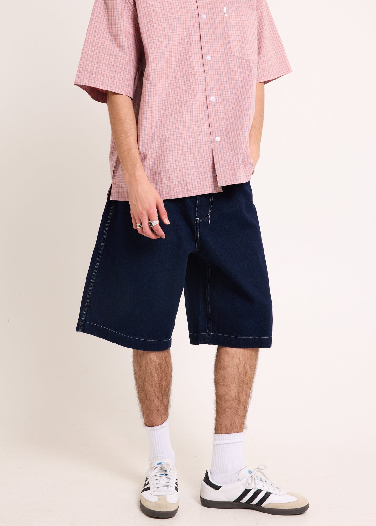 Buster Y2K Denim Jorts MID 90S BLUE