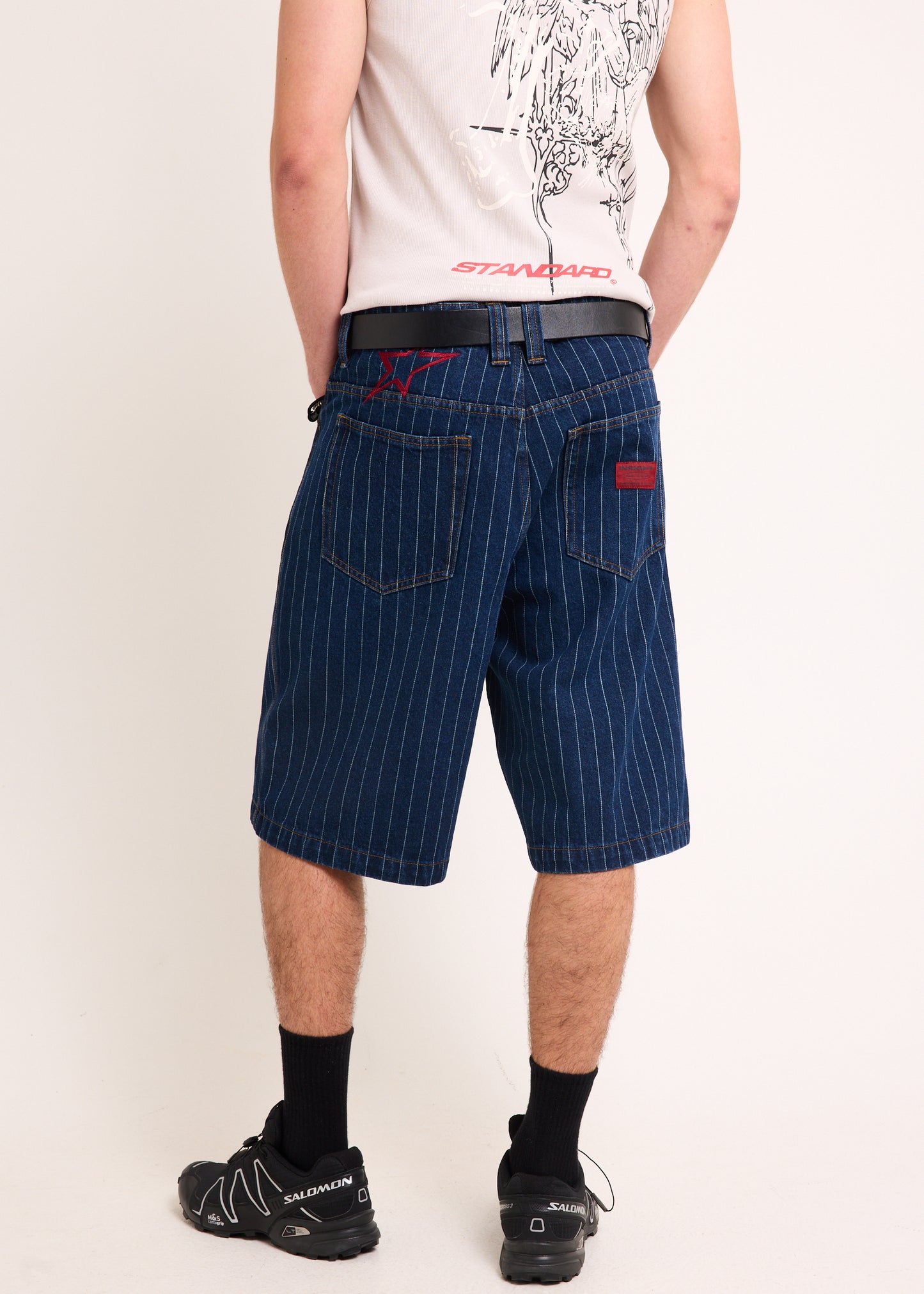 Ballpark Jorts INDIGO STRIPE