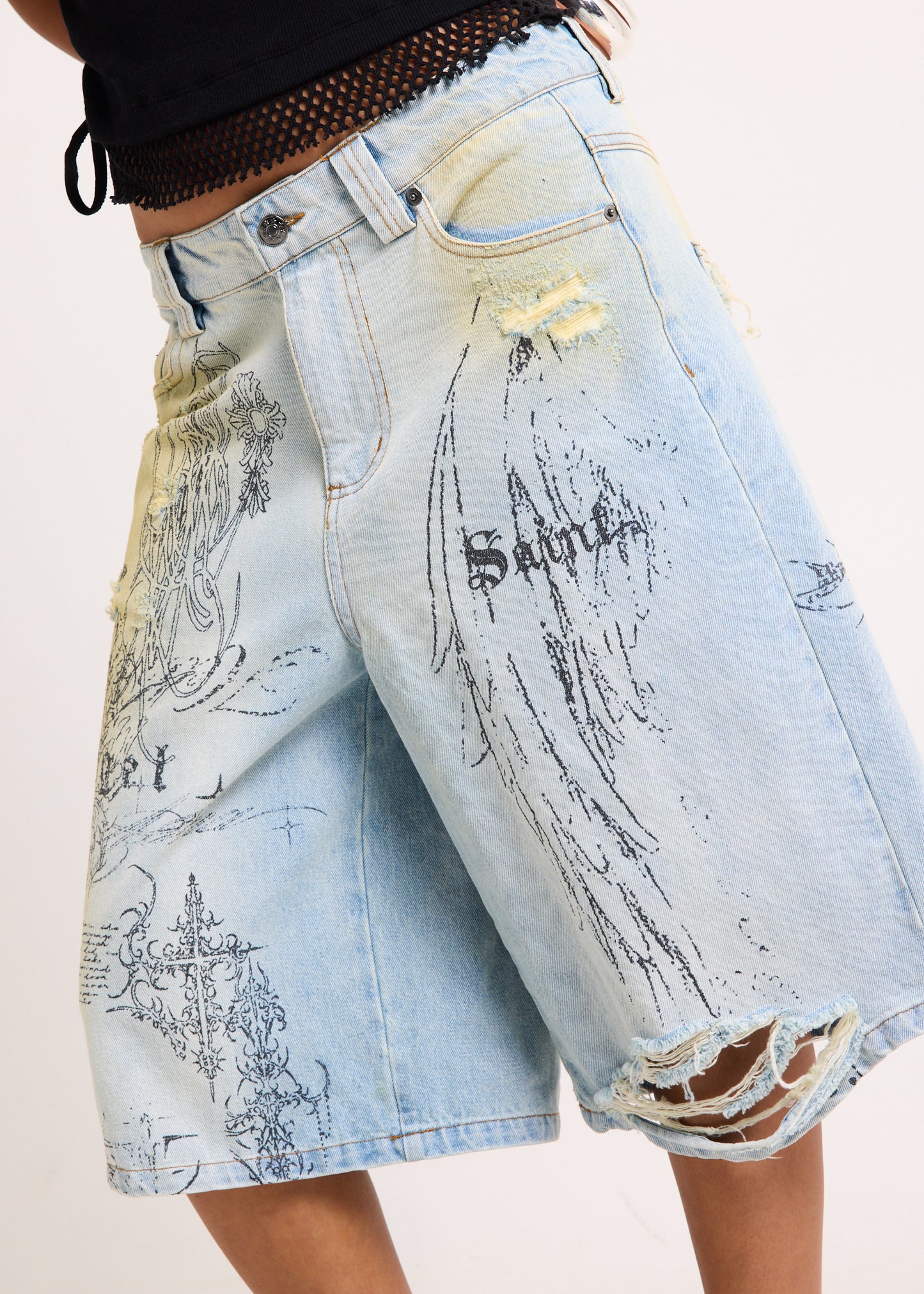 Florence Printed Jorts
