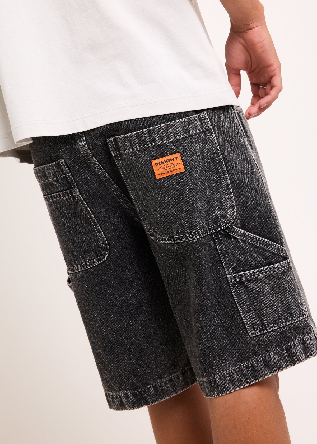 Belambi Y2K Carpenter Denim Jorts BLACK RINSE