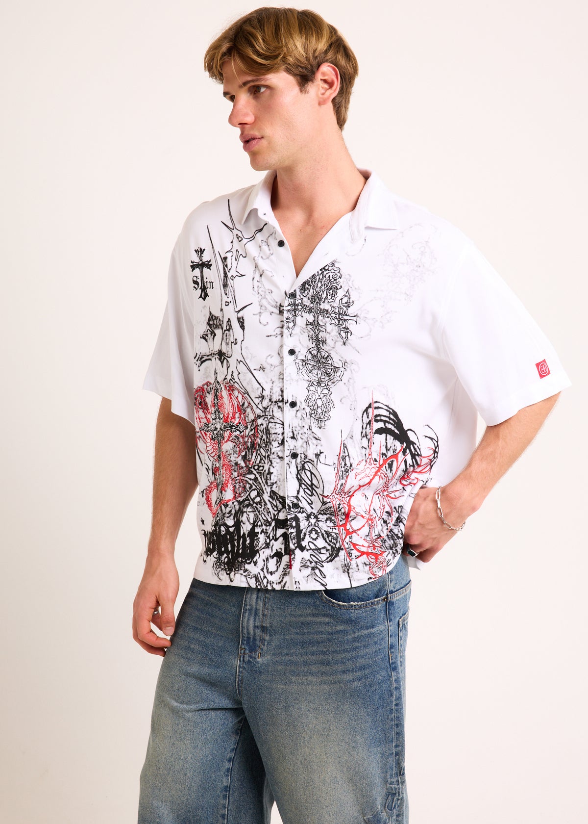 Landscape Short Sleeve Shirt MULTI