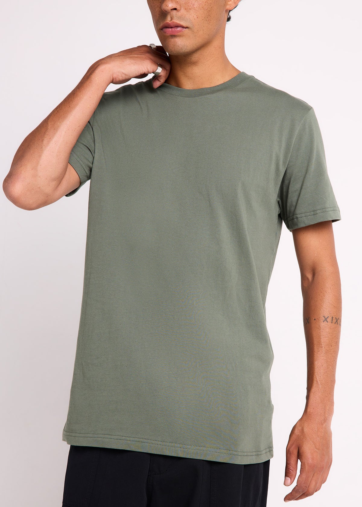 Crew Short Sleeve T-Shirt FADED ARMY
