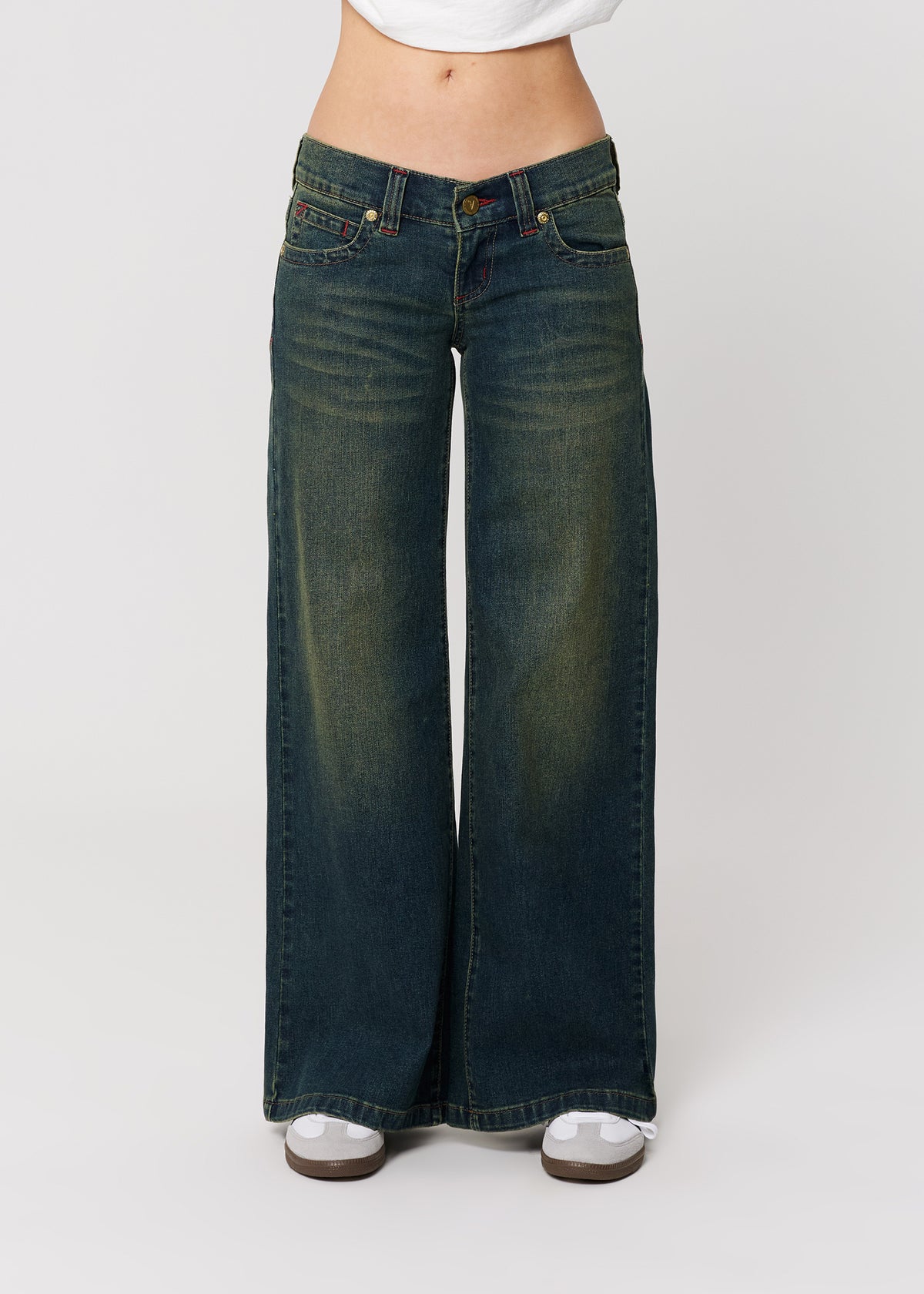 00 Super Low Wide Denim Jeans RILEY