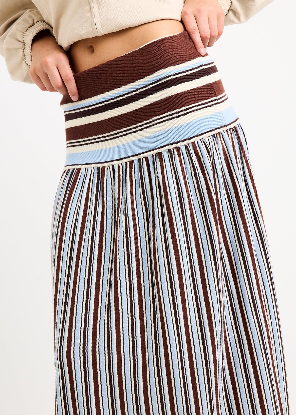 Sirena Striped Maxi Skirt STRIPE