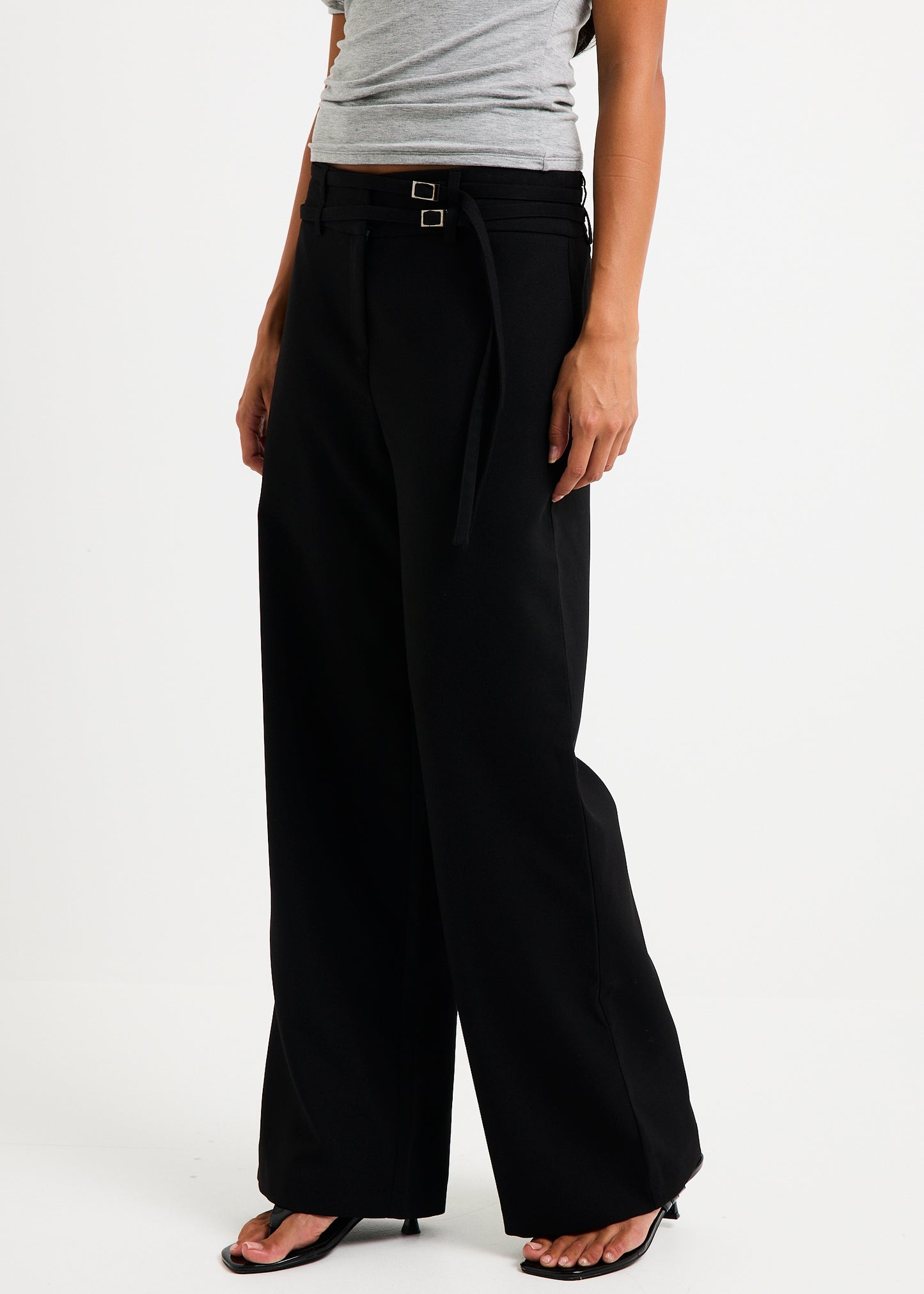 Renelle Belt Detail Pants