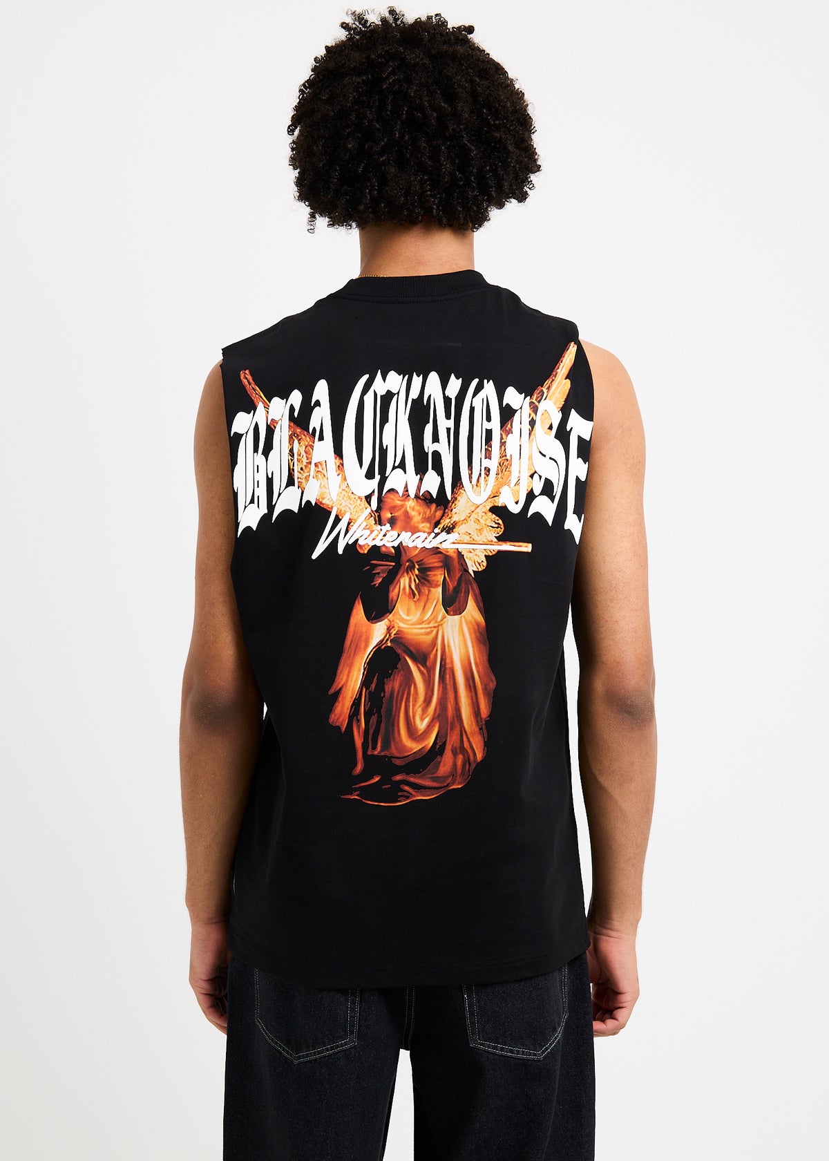 Gospel Muscle Tank WASHED BLACK
