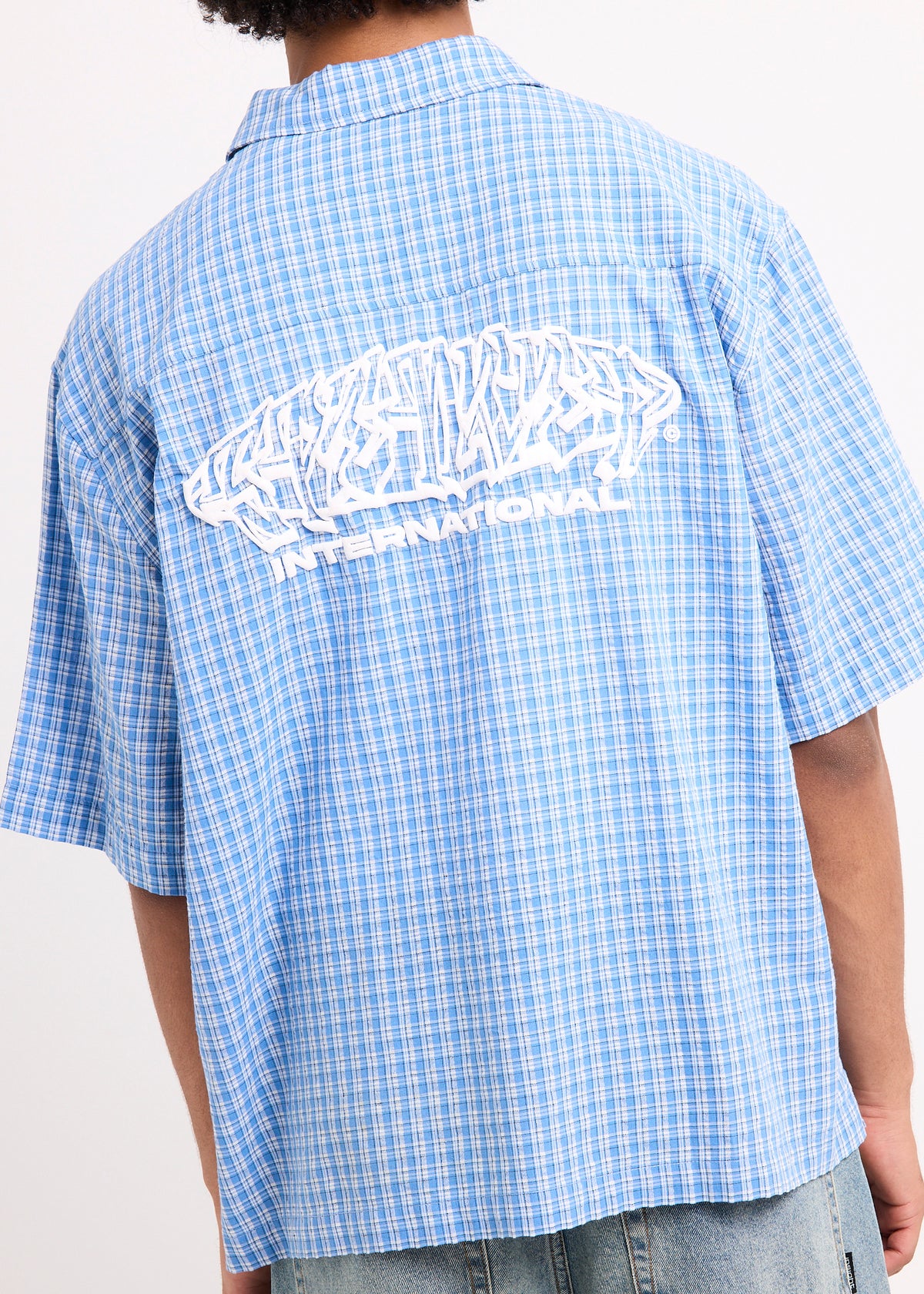 Globe Skate Short Sleeve Shirt BLUE