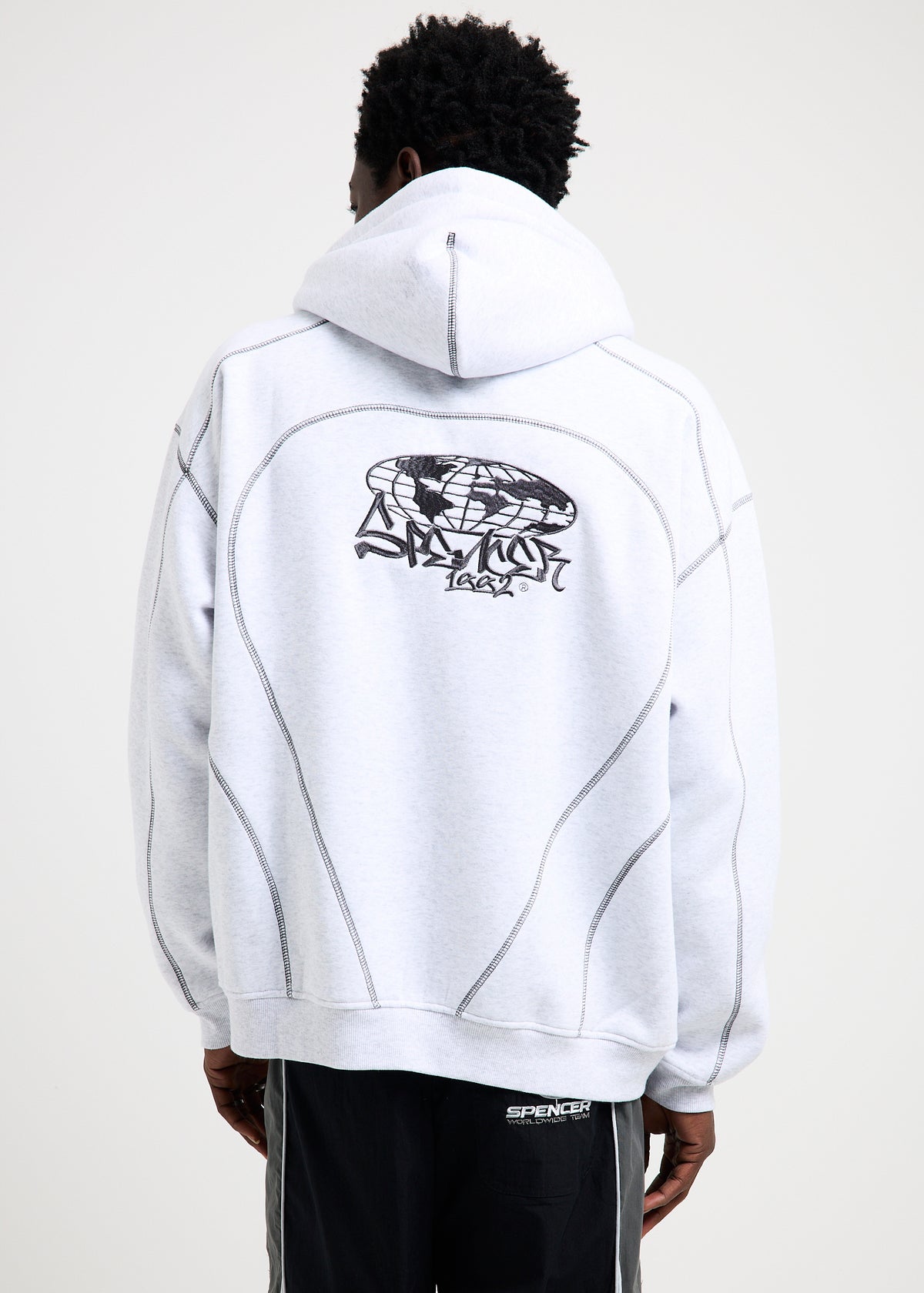 Harring Zip Hoodie FROST MARL