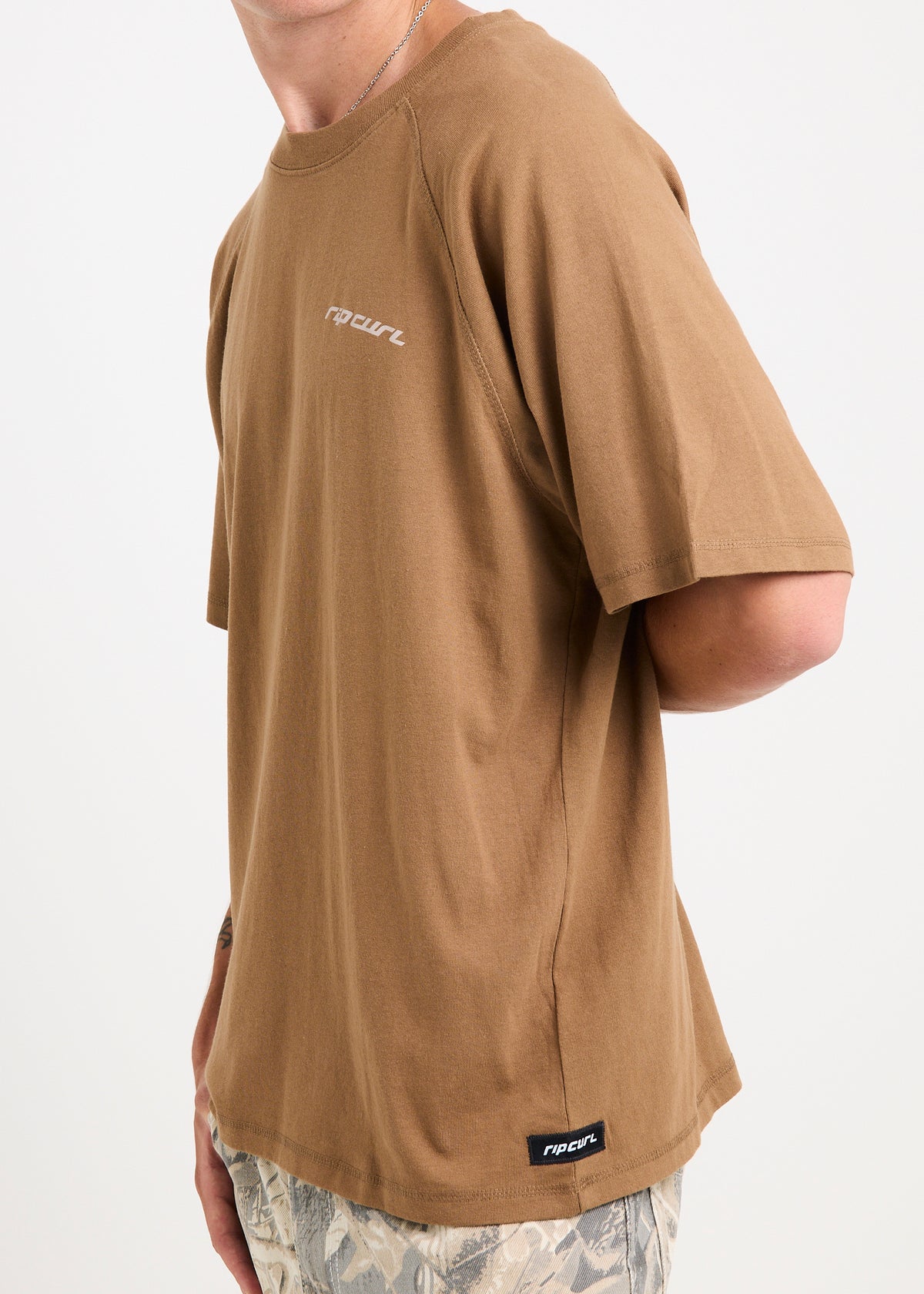 Inner Visions Flogged Boxy T-Shirt MOCHA