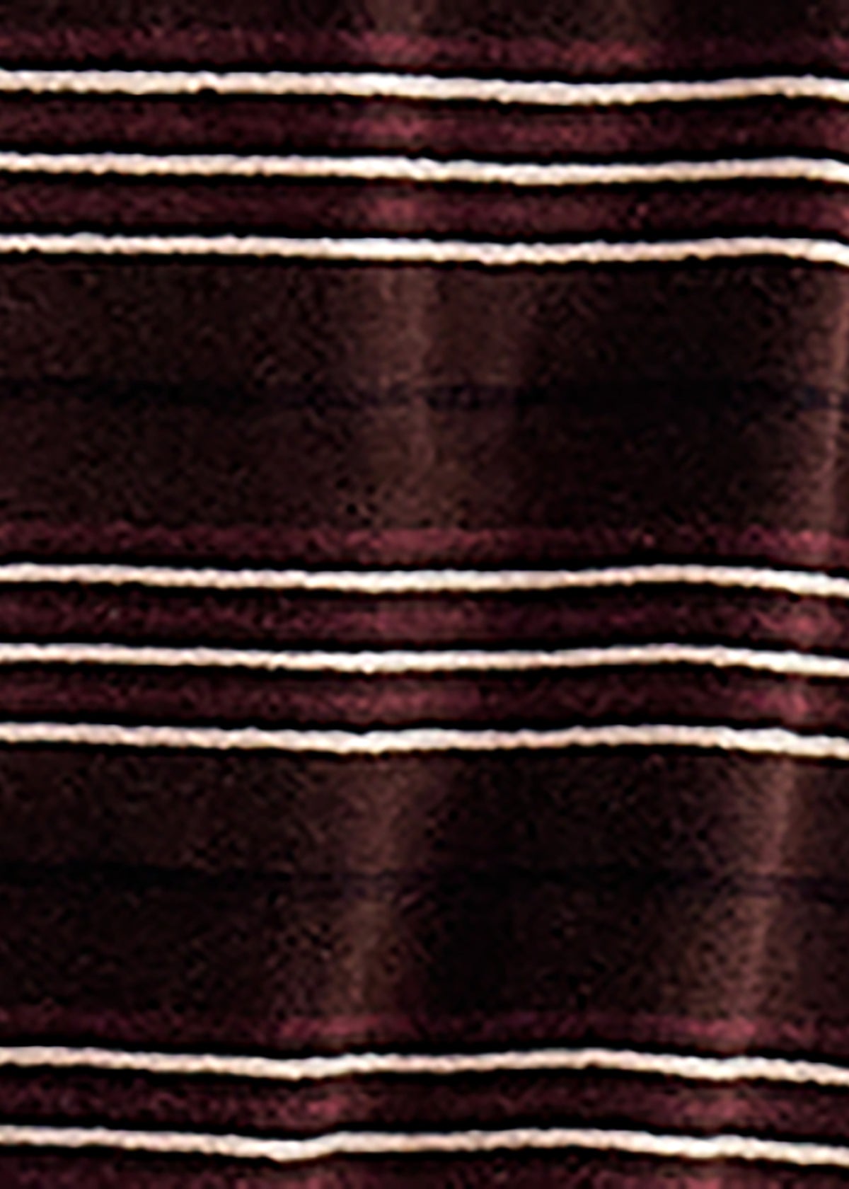 Stripe Velour Polo Shirt BROWN