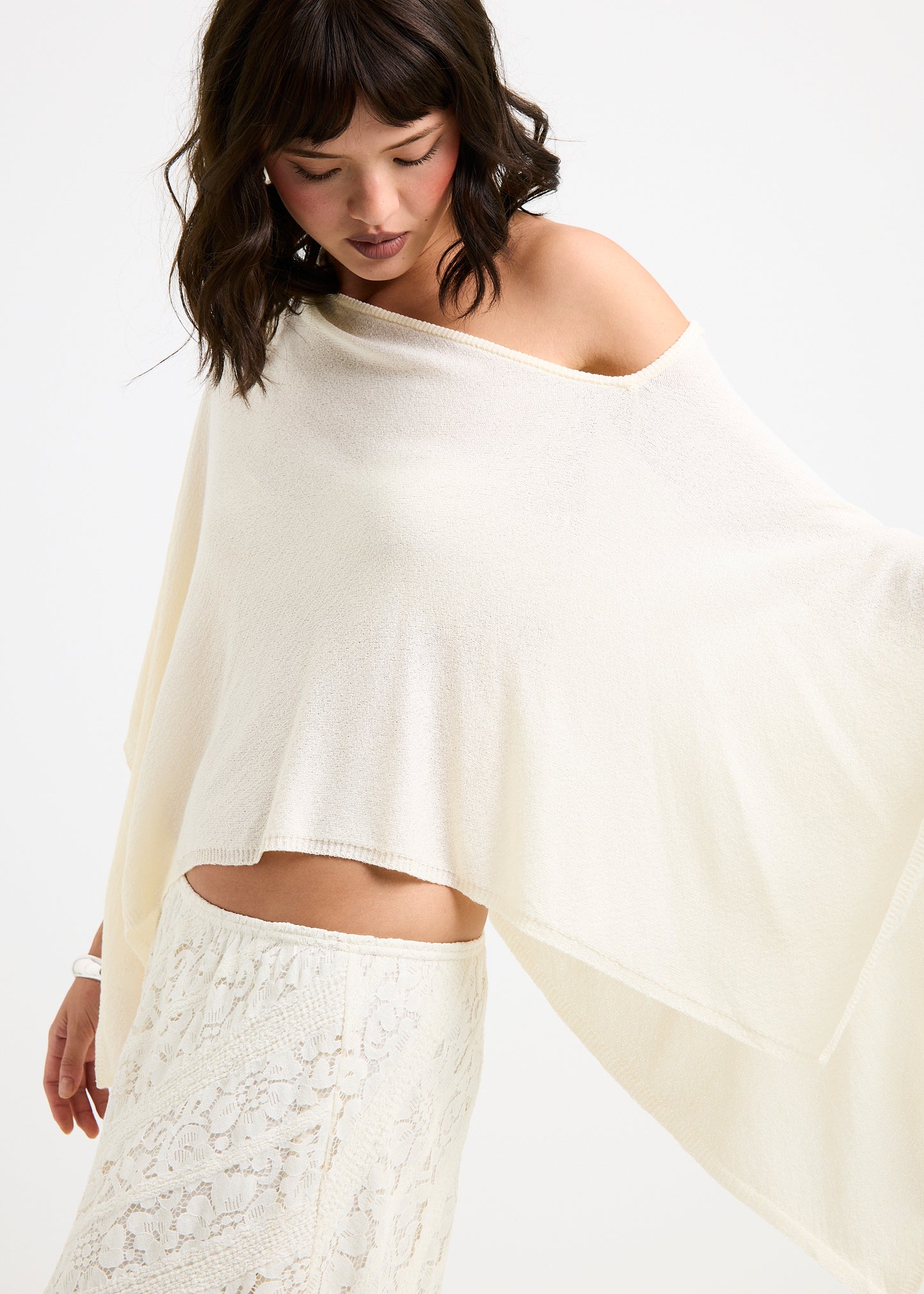 Alma Knit Poncho