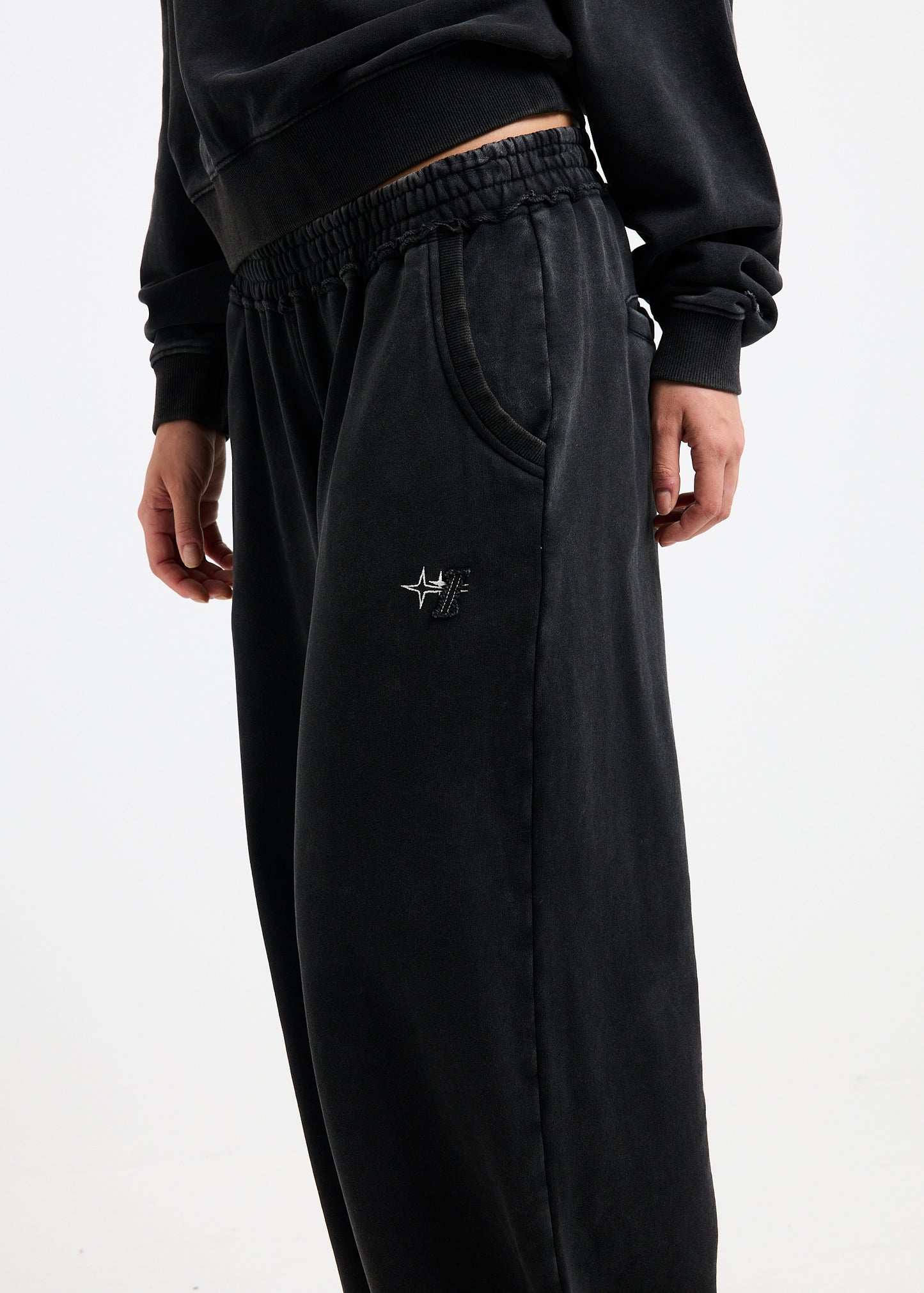 Hana Wide Leg Fleece Pants