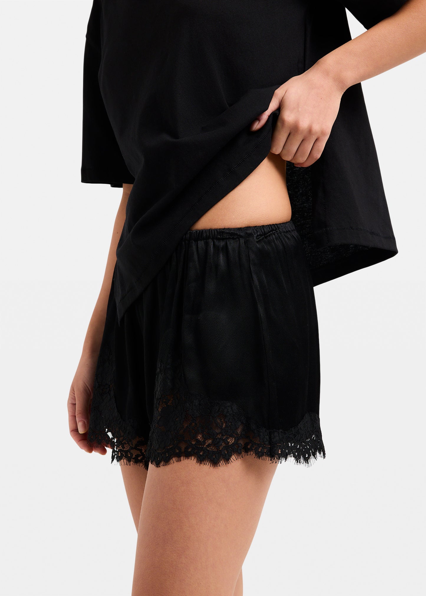Joy Lace Mini Shorts