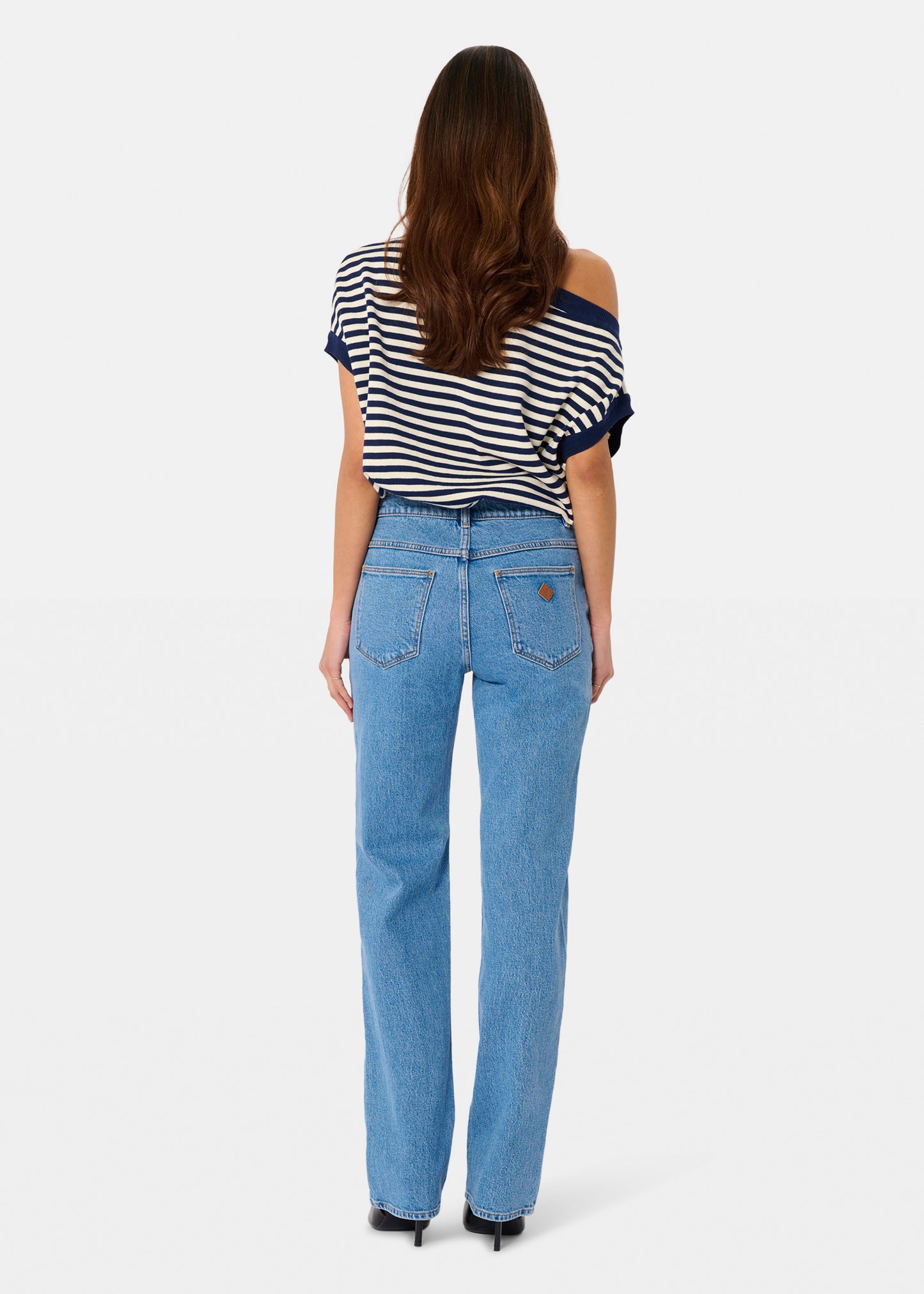 95 Mid Straight Denim Jeans
