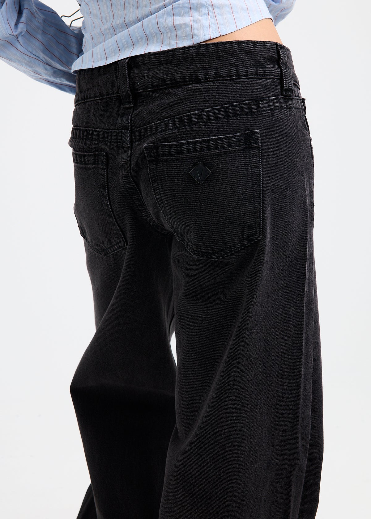 00 Super Low & Wide Denim Jeans HEIDI