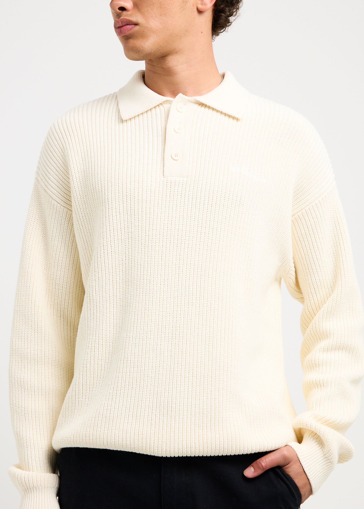 Location Knit Polo Shirt