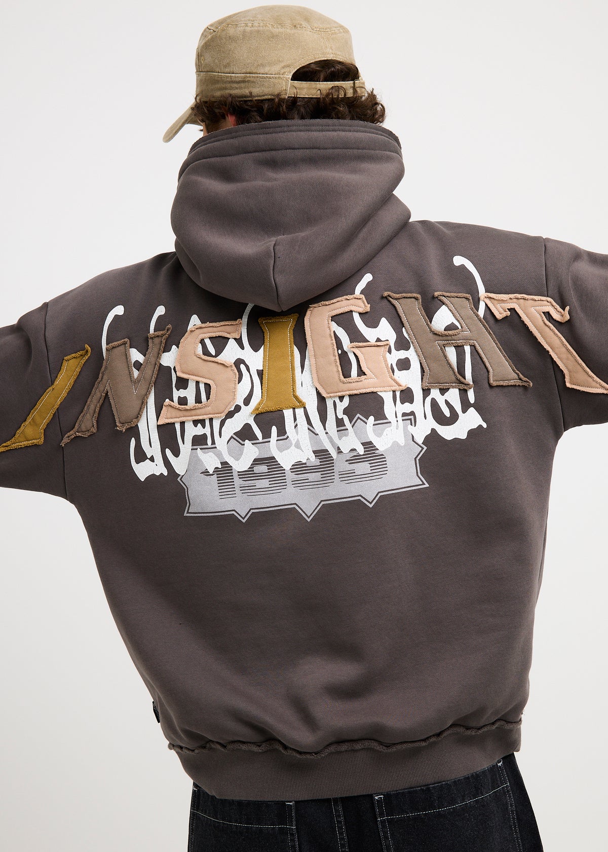 Kozmos Pull Over Hoodie WASHED BLACK