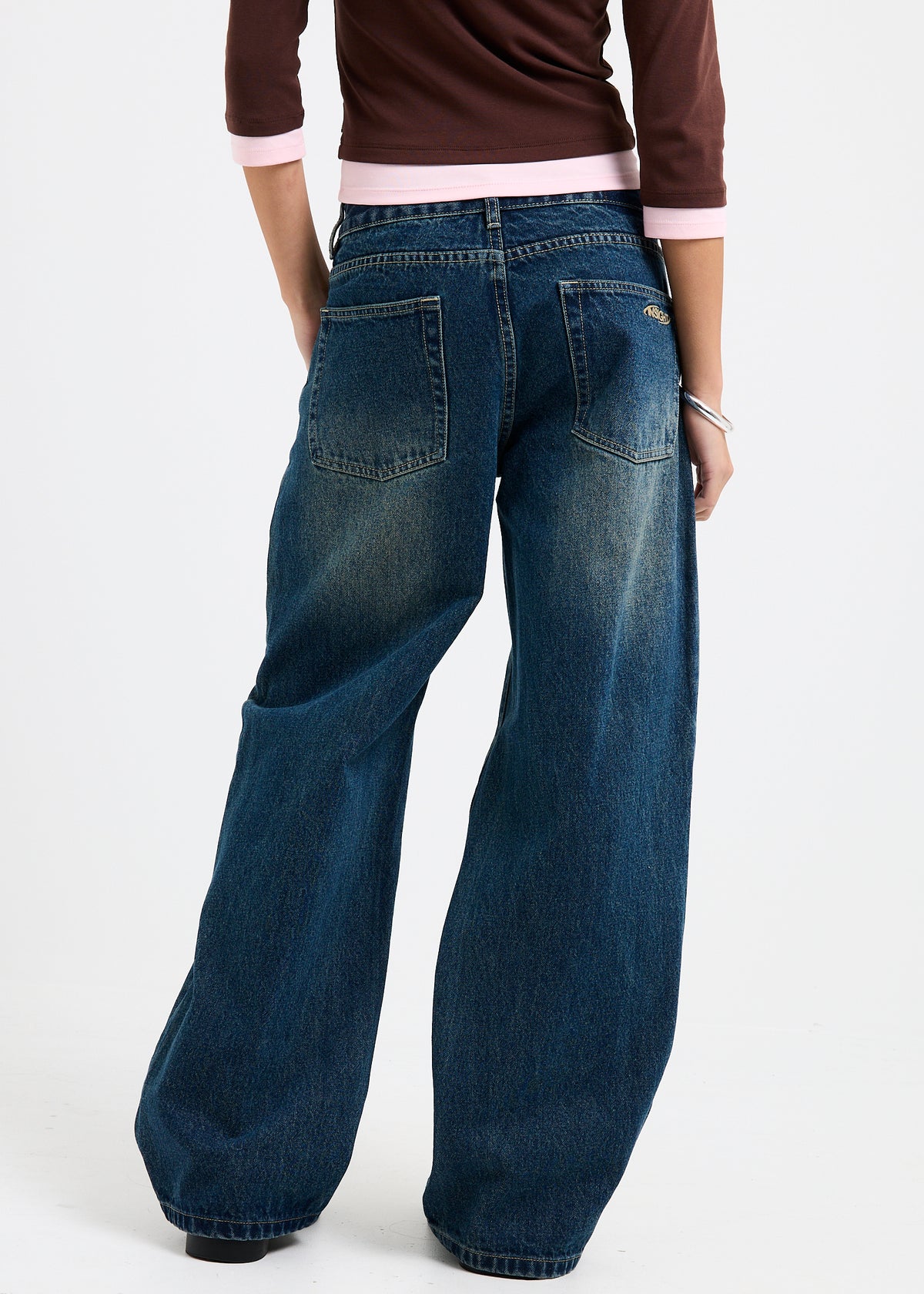 Cody Low Baggy Denim Jeans WESTWOOD BLUE