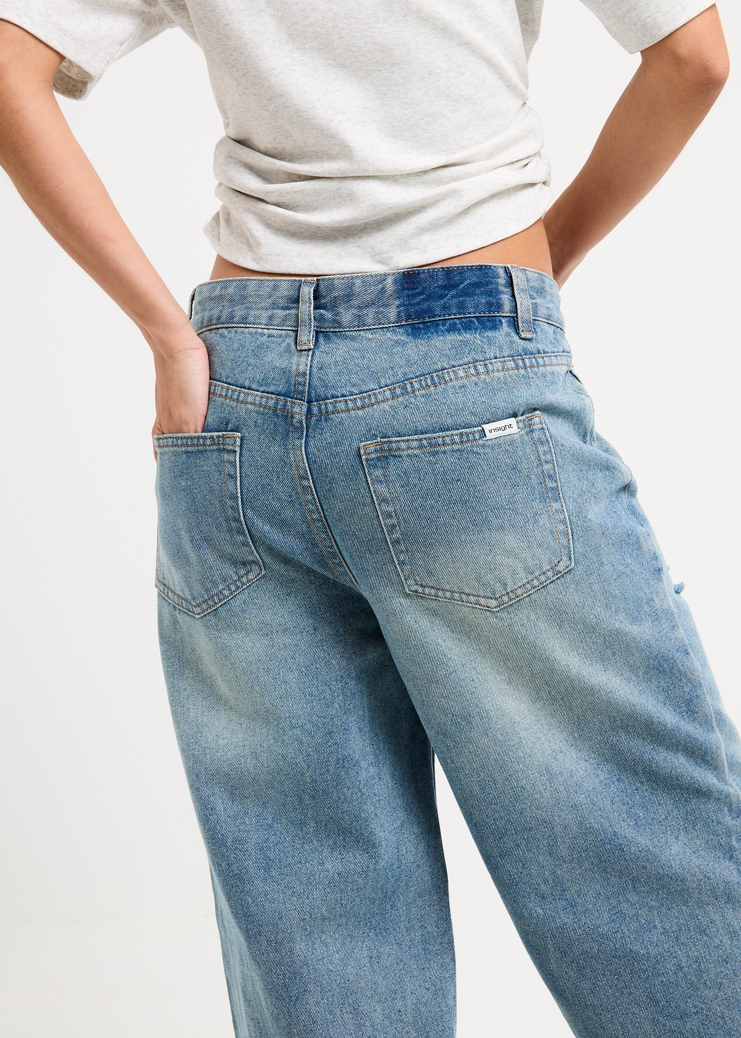 Dina Straight Decon Denim Jeans