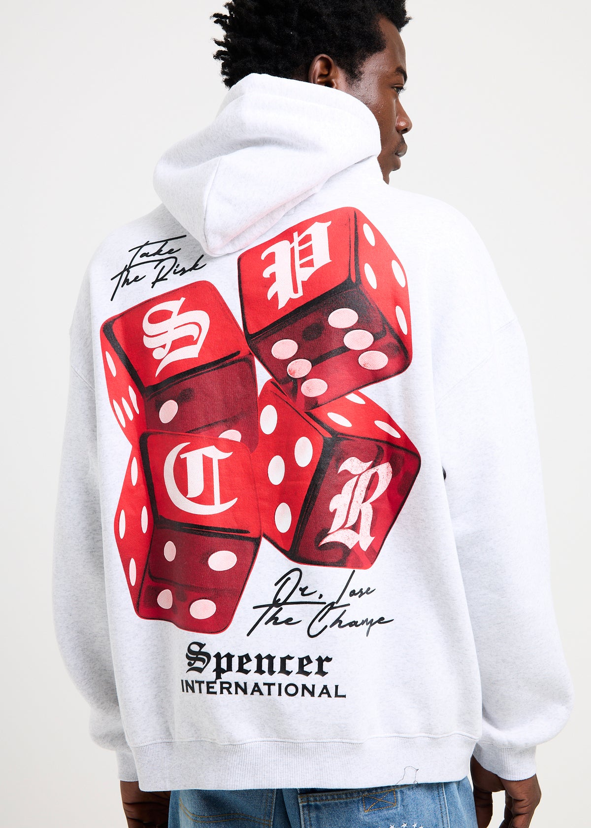Rolling The Dice Hoodie FROST MARL