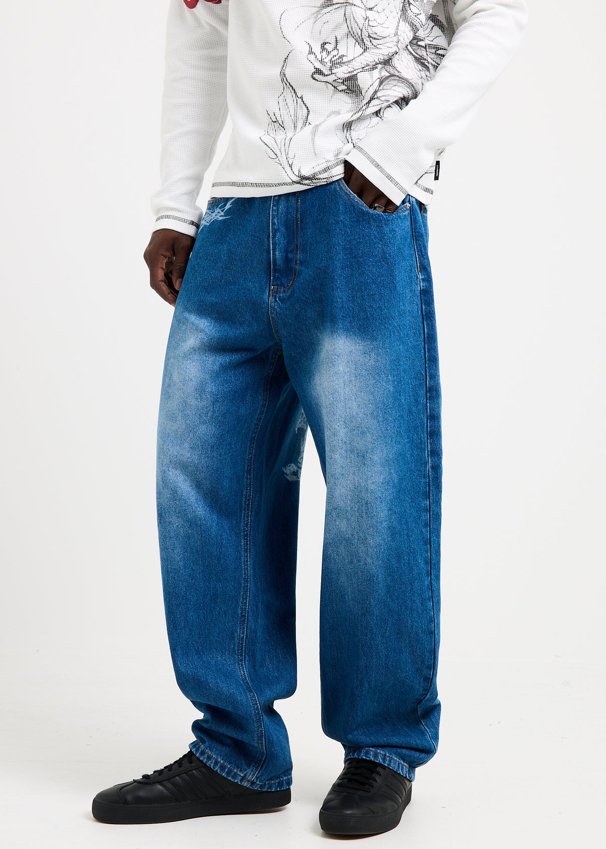 Hydra Denim Jeans WORN BLUE