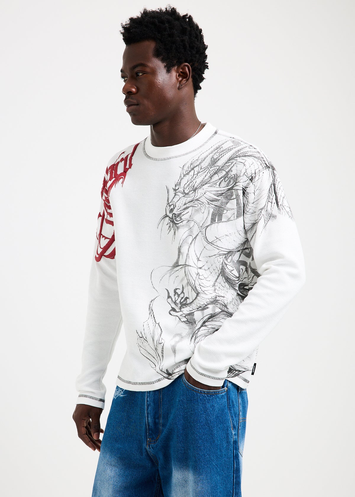 Vector Long Sleeve Tee WHITE