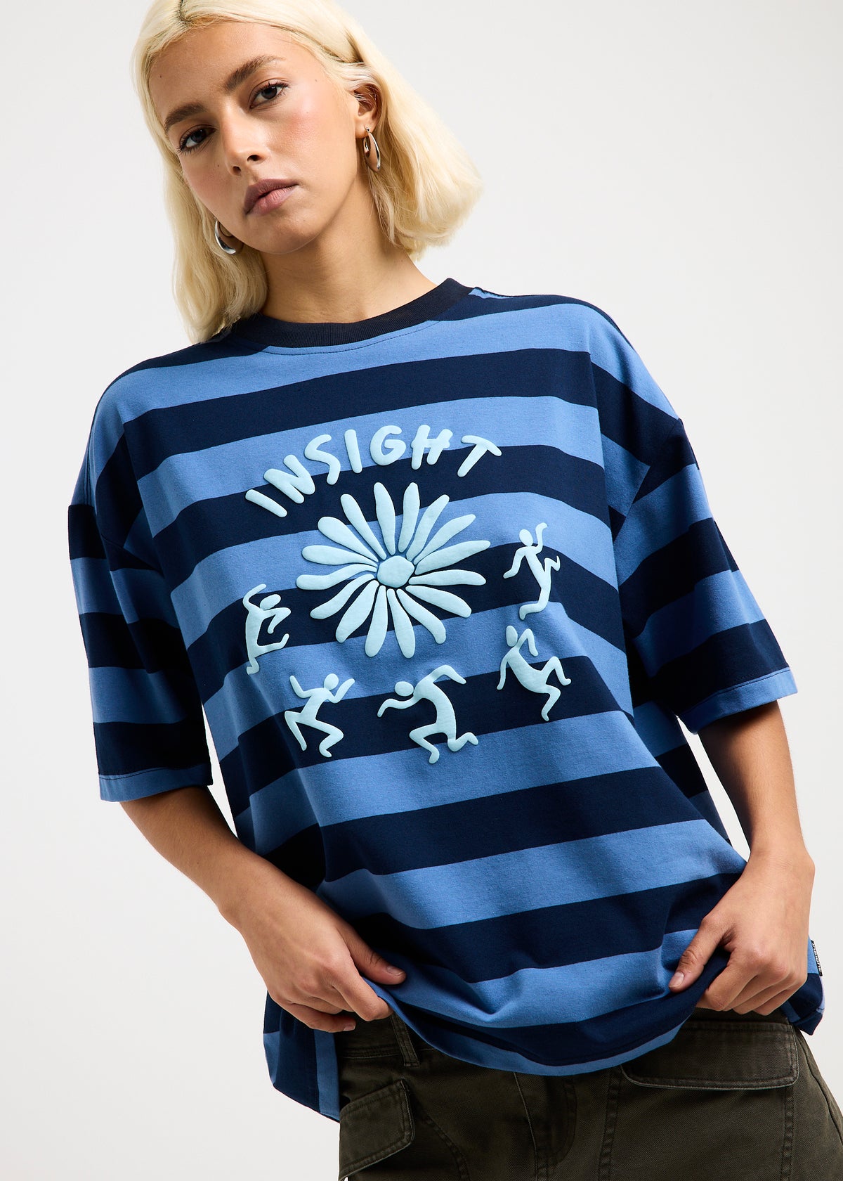 Cameron Oversized Stripe T-Shirt STRIPE