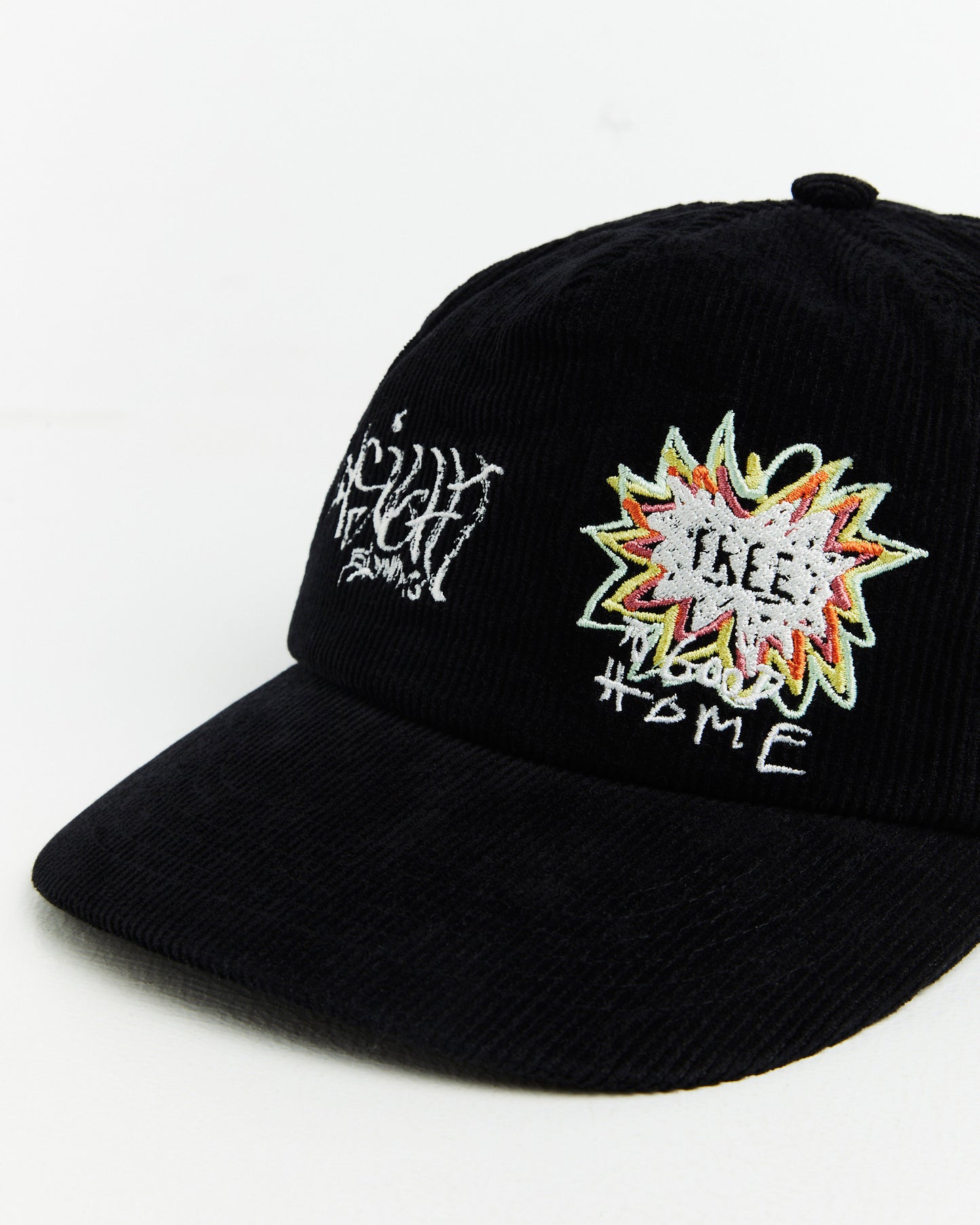 Good Home Cord Cap Black
