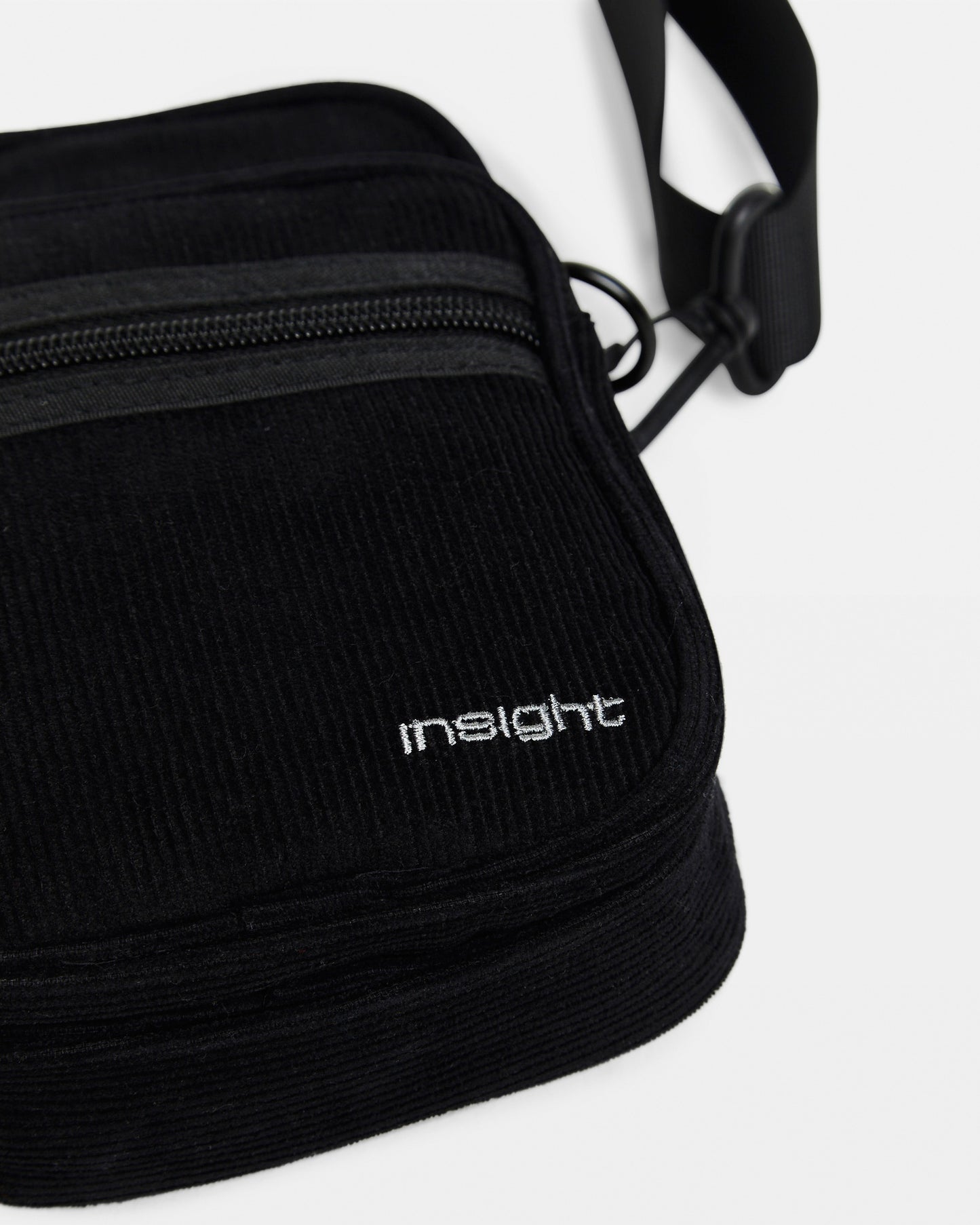 Kai Cord Side Bag in Black