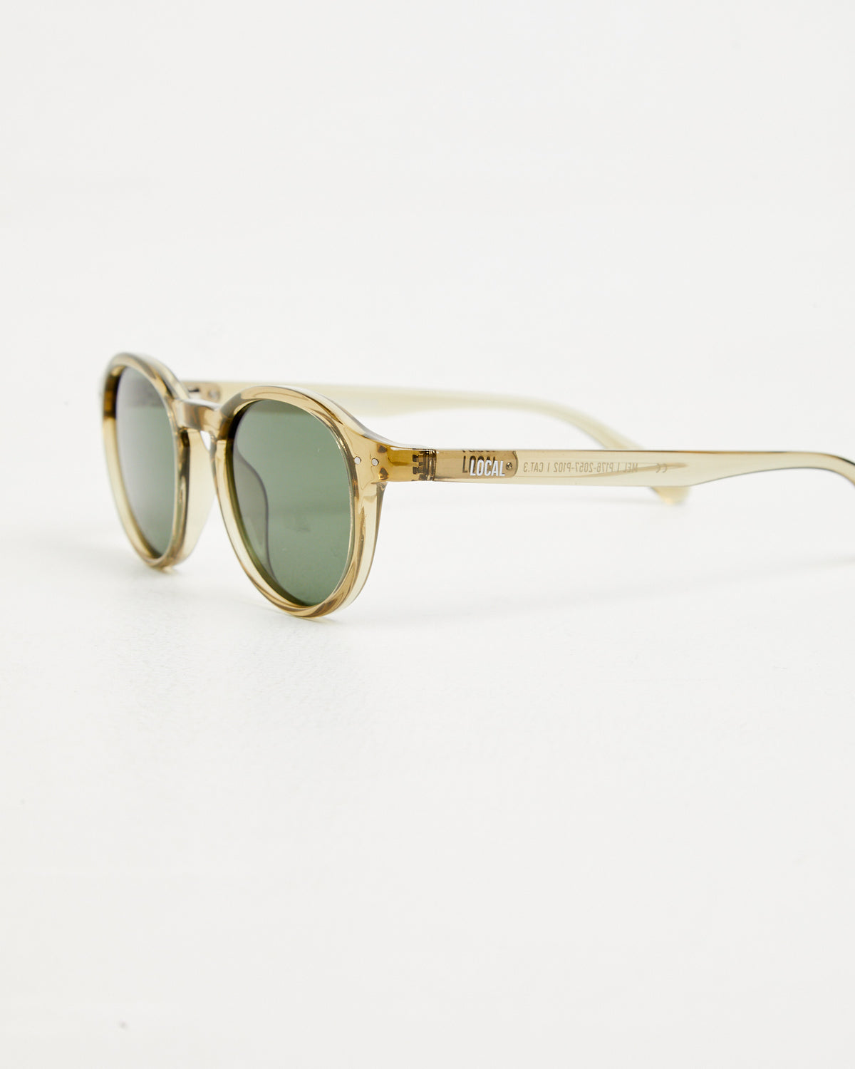 Mel Polished Sunglasses in Ochre Dark Green OCHRE