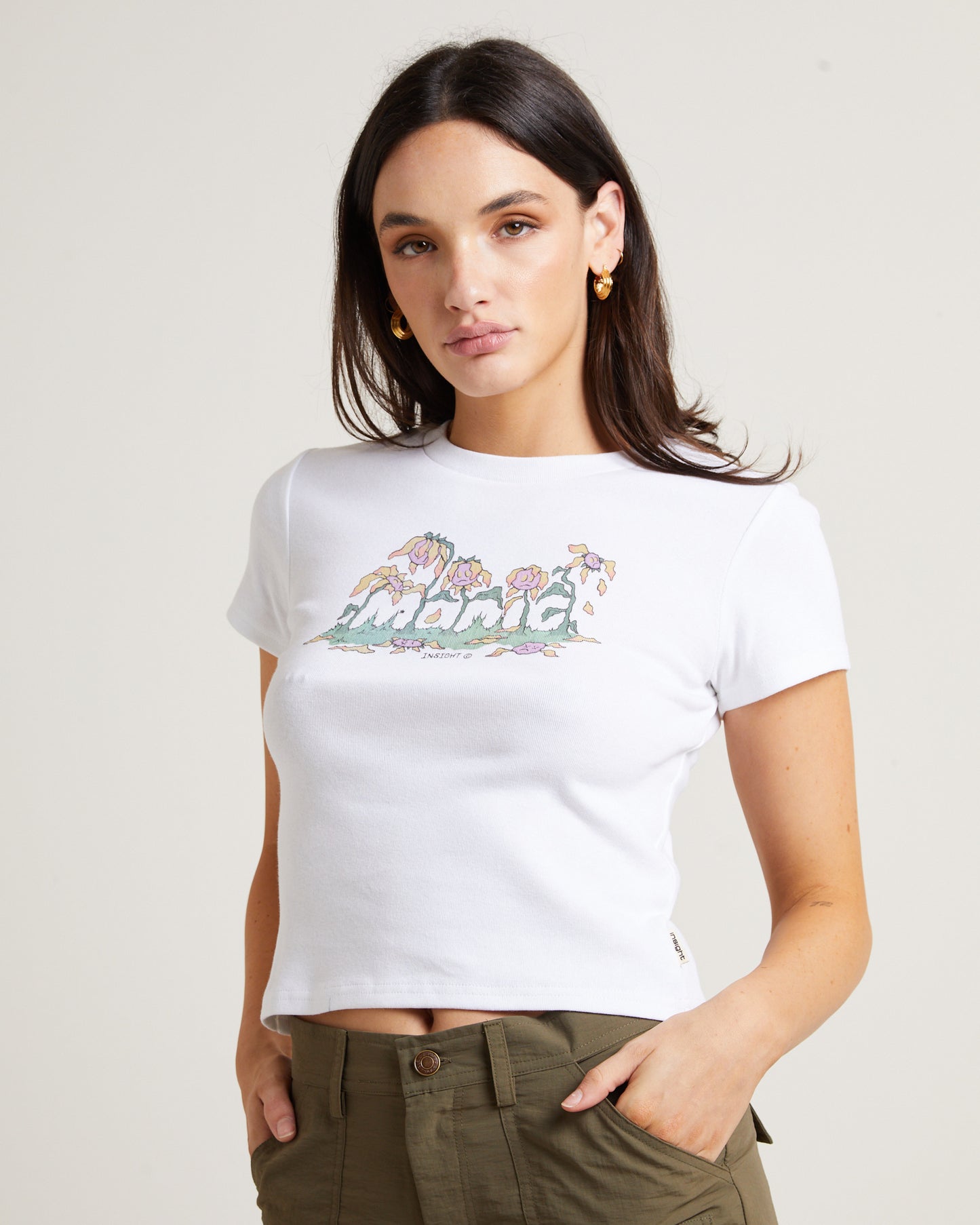 Growth Mini Tee in White