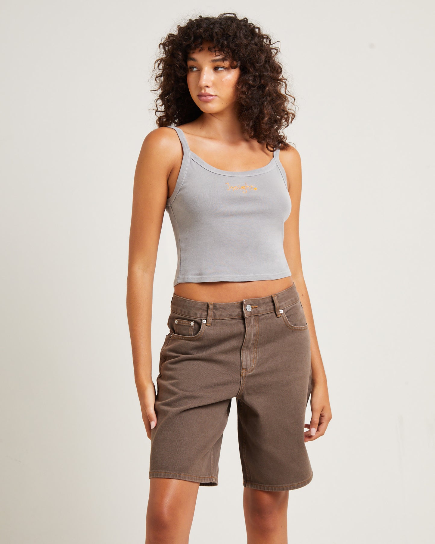 Revolve Tank Top Peat Grey
