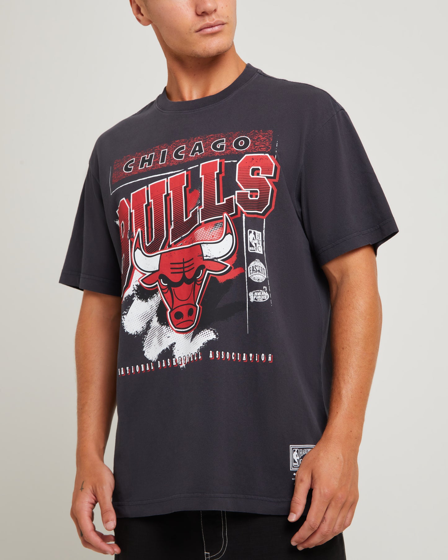 Brush Off 2.0 Bulls Short Sleeve T-Shirt Faded Black