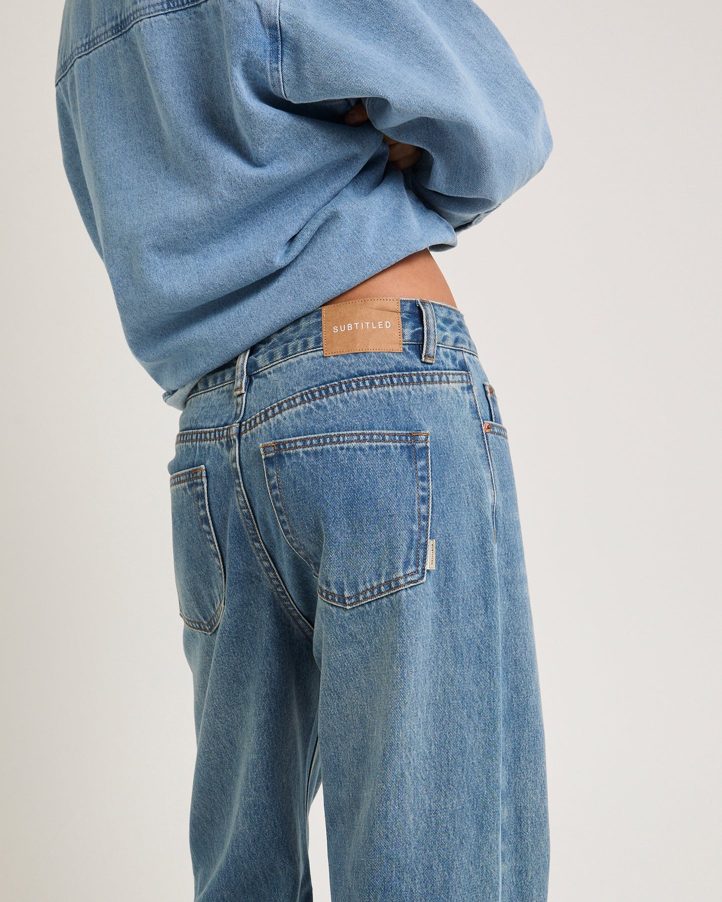 Alexa Mid Rise Relaxed Denim Jeans