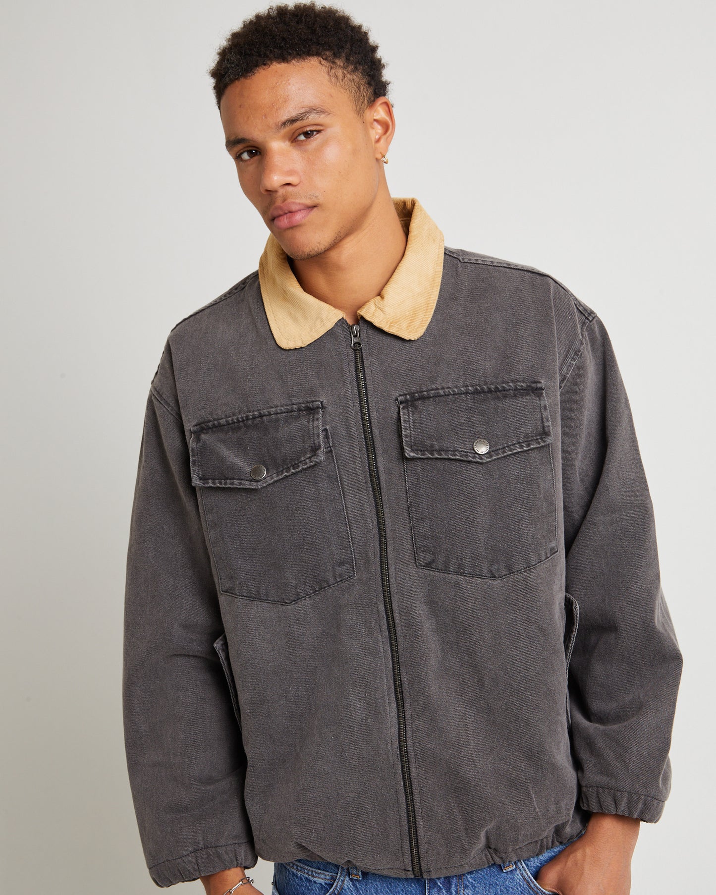 Blackbird Denim Jacket Washed Black