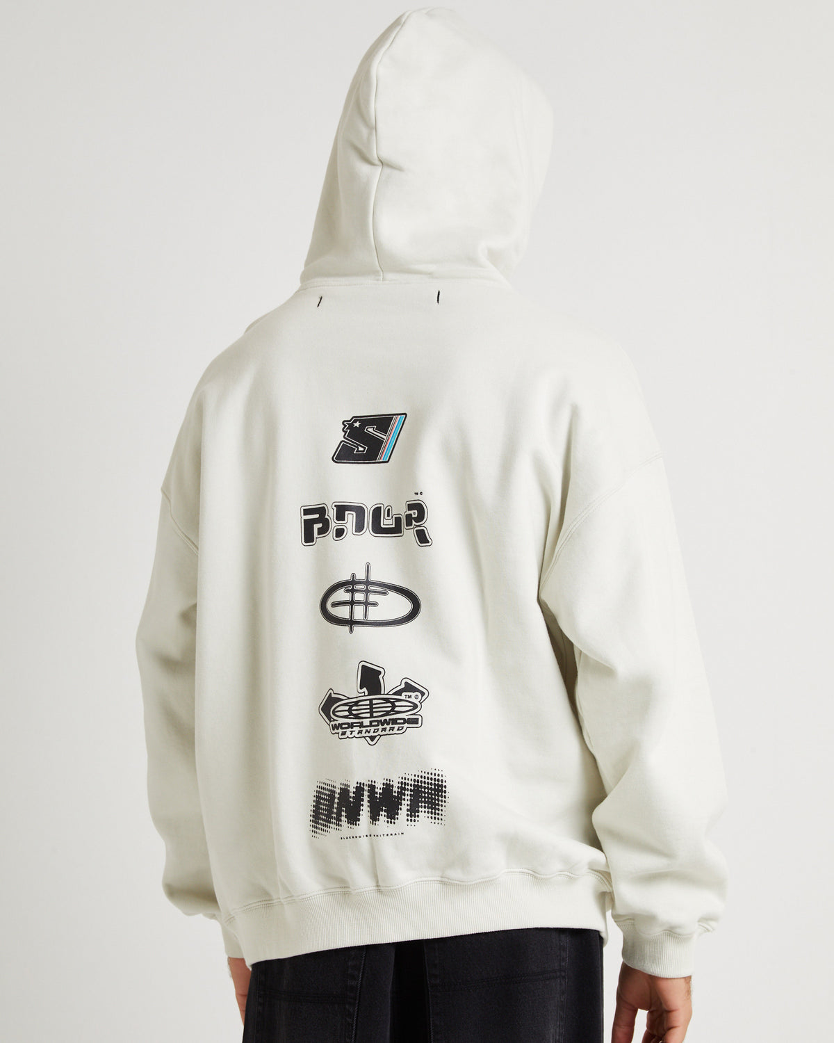 Worldwide Fleece Hoodie BONE