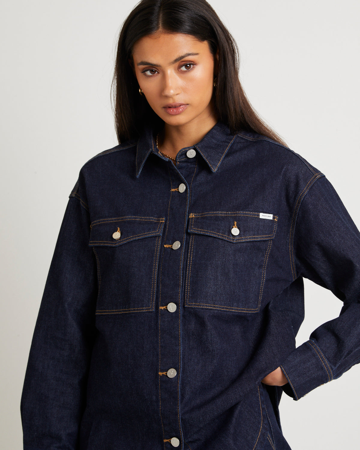 Denim Shacket Lila LILA