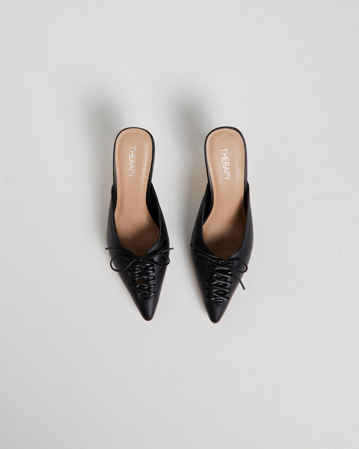 Jealous Black Smooth Heels BLACK