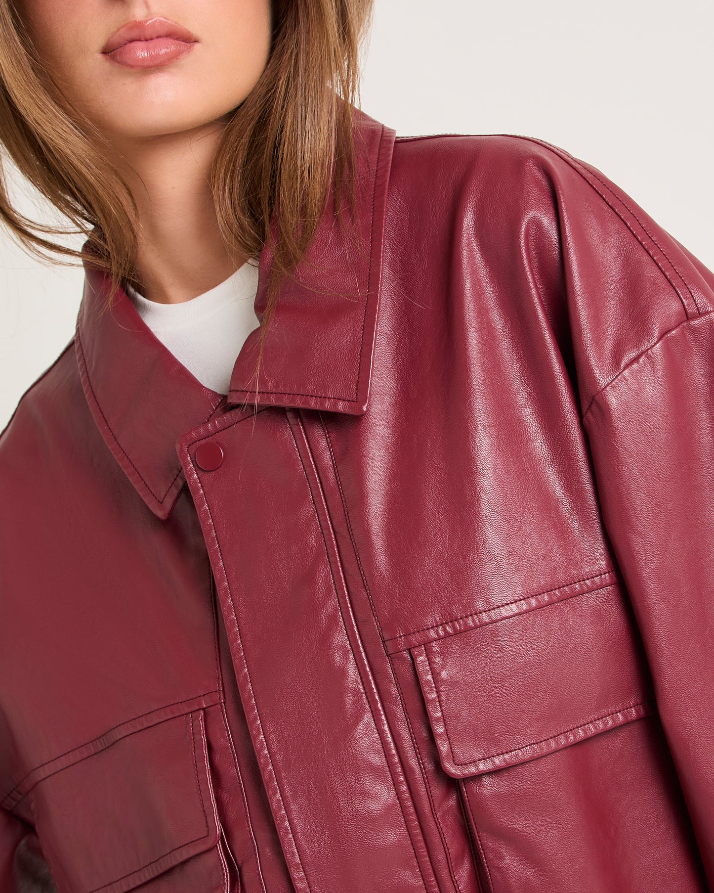 Jen Oversized Patch Pocket Jacket