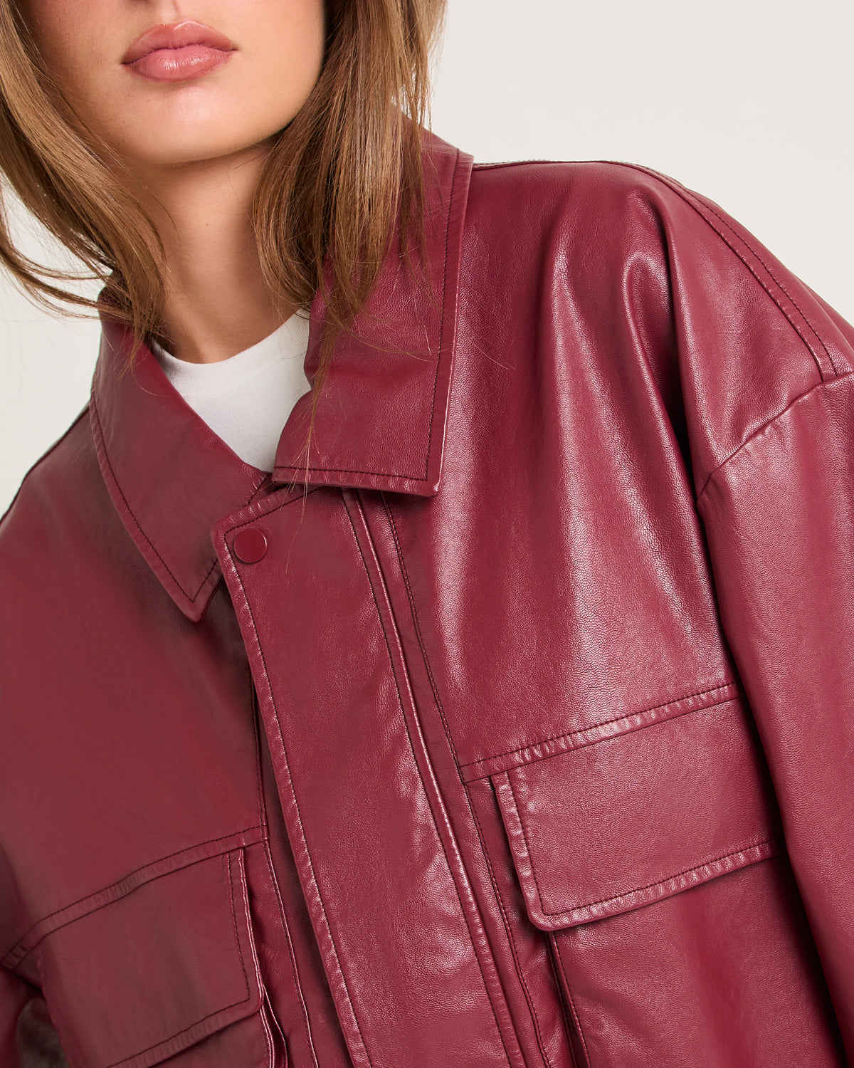 Jen Oversized Patch Pocket Jacket