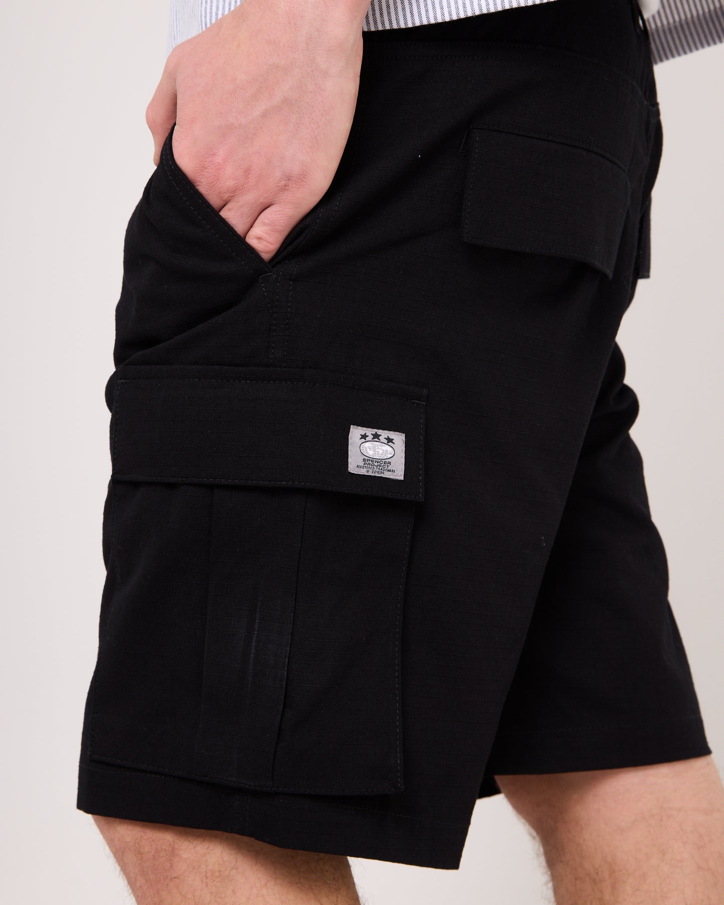 Surplus Cargo Denim Shorts