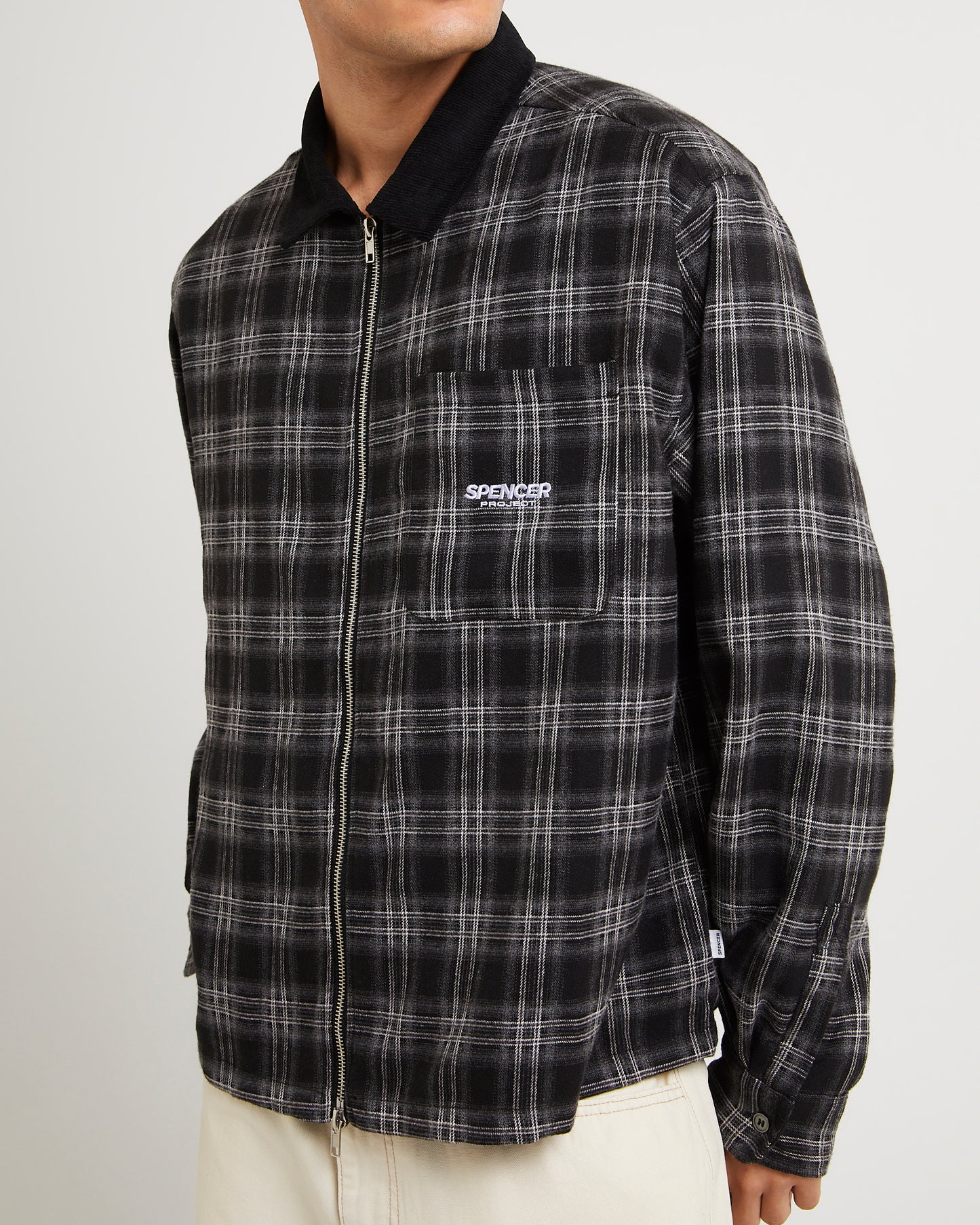 Caden Zip Long Sleeve Shirt