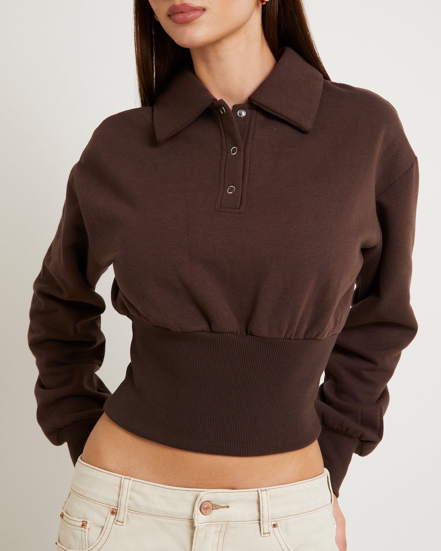 Tori Fleece Button Up